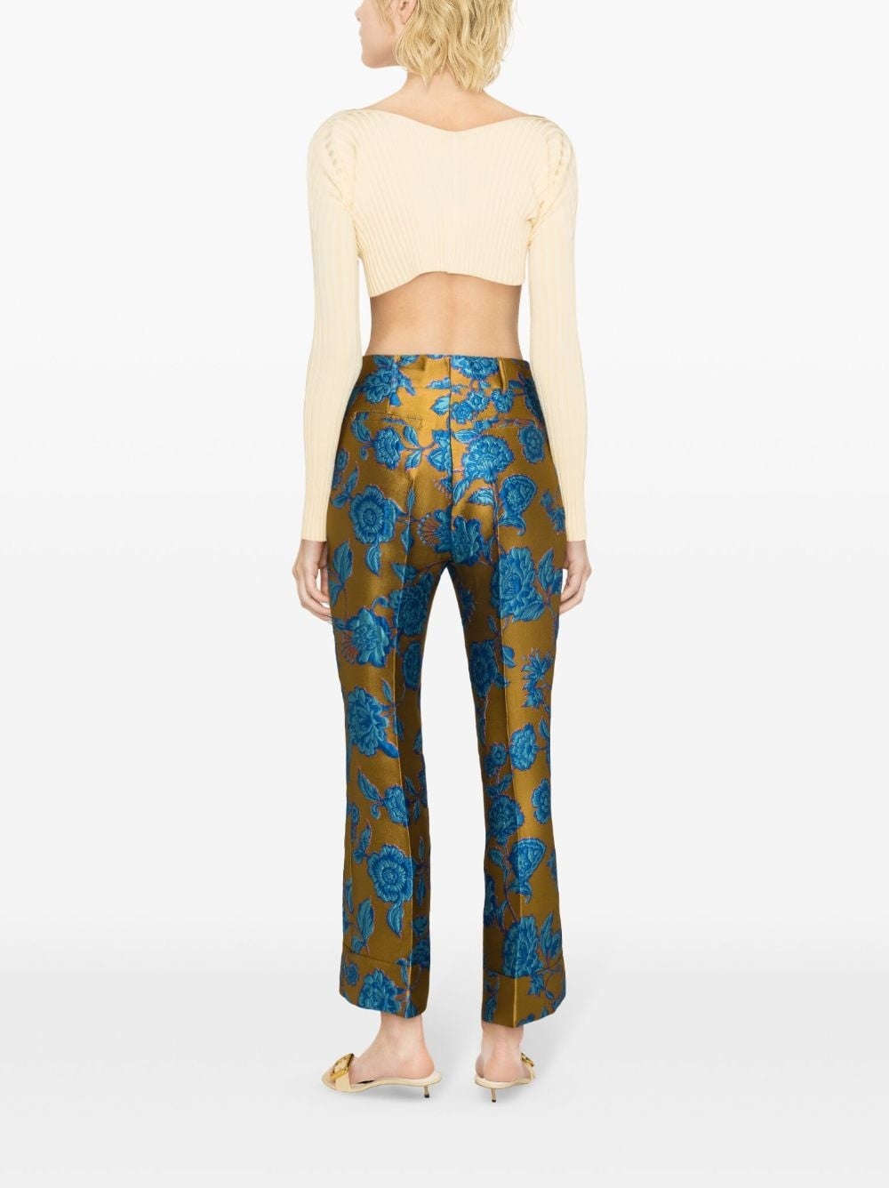 Hendrix jacquard tailored trousers - 4