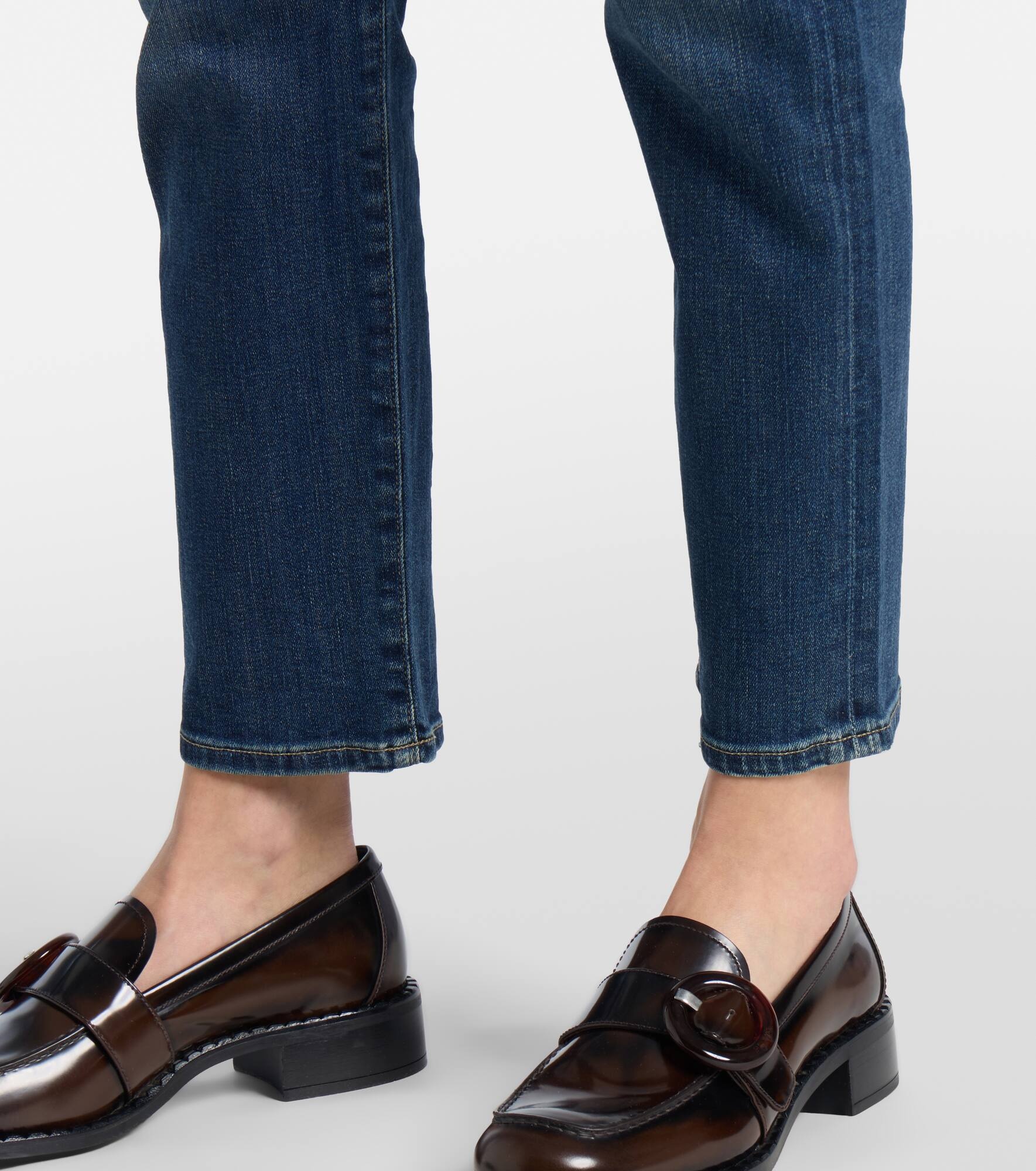 Emerson mid-rise slim jeans - 6