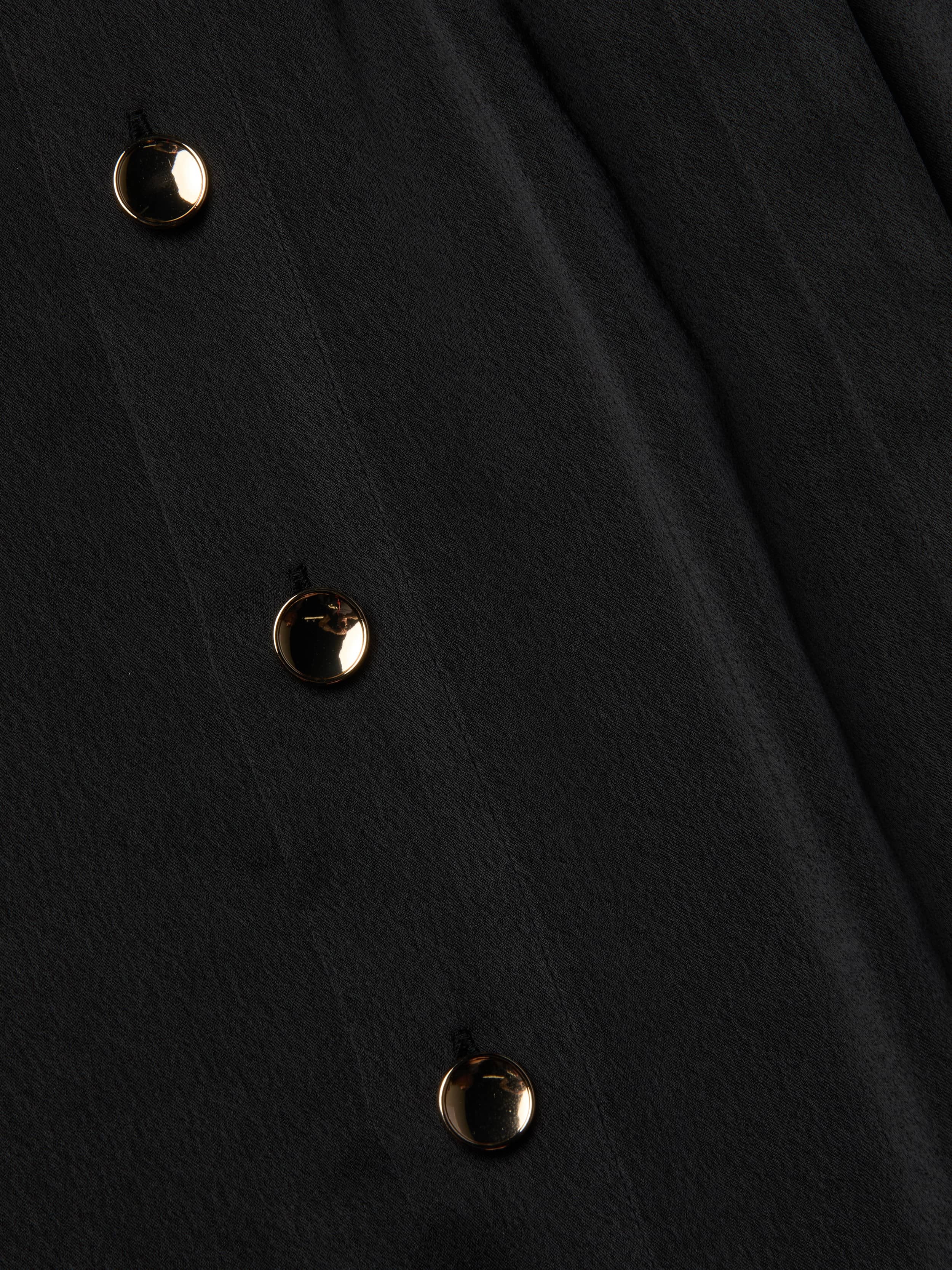 Uriah Satin Maxi Shirt Dress - 8