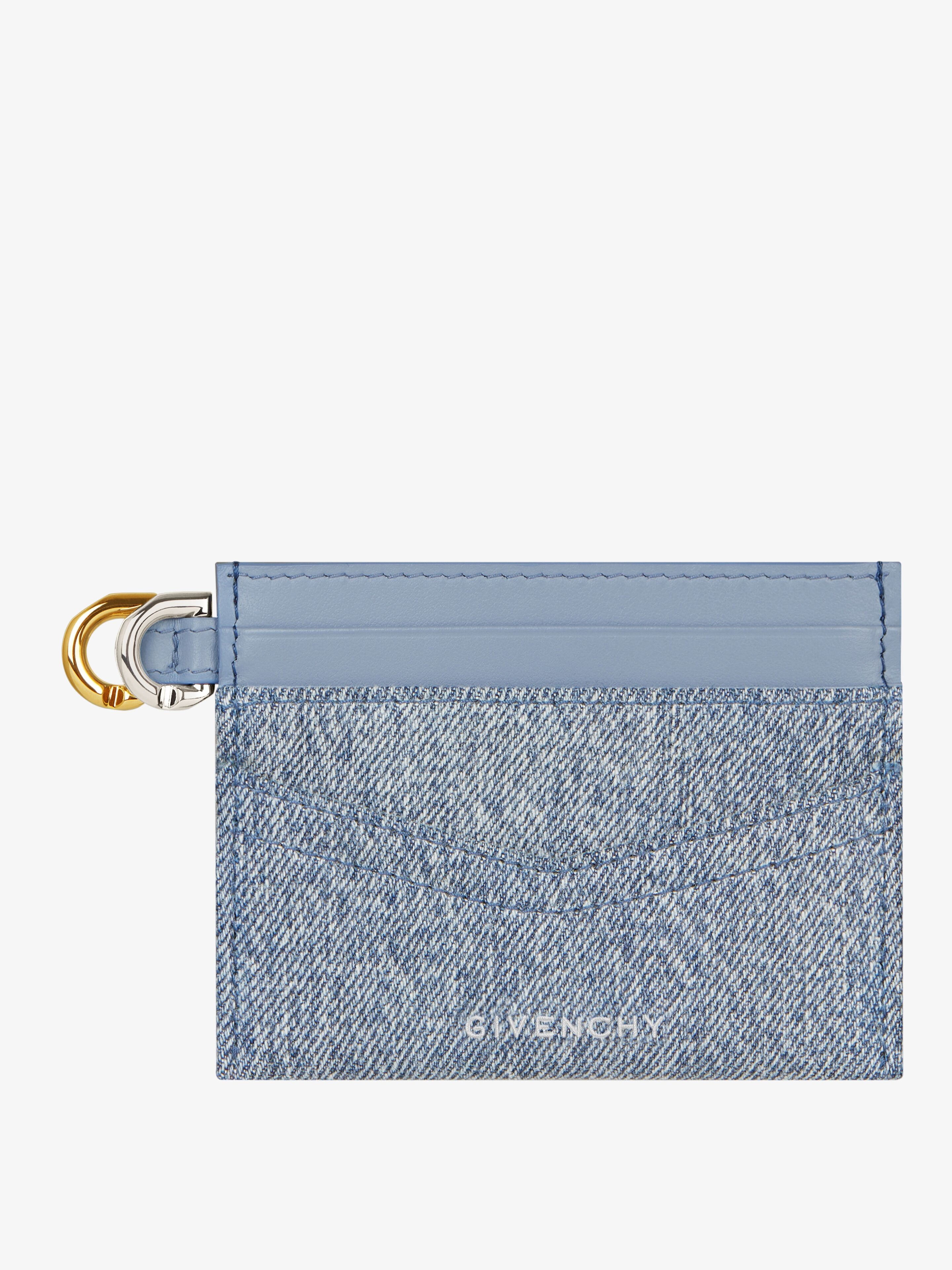 VOYOU CARD HOLDER IN DENIM - 3
