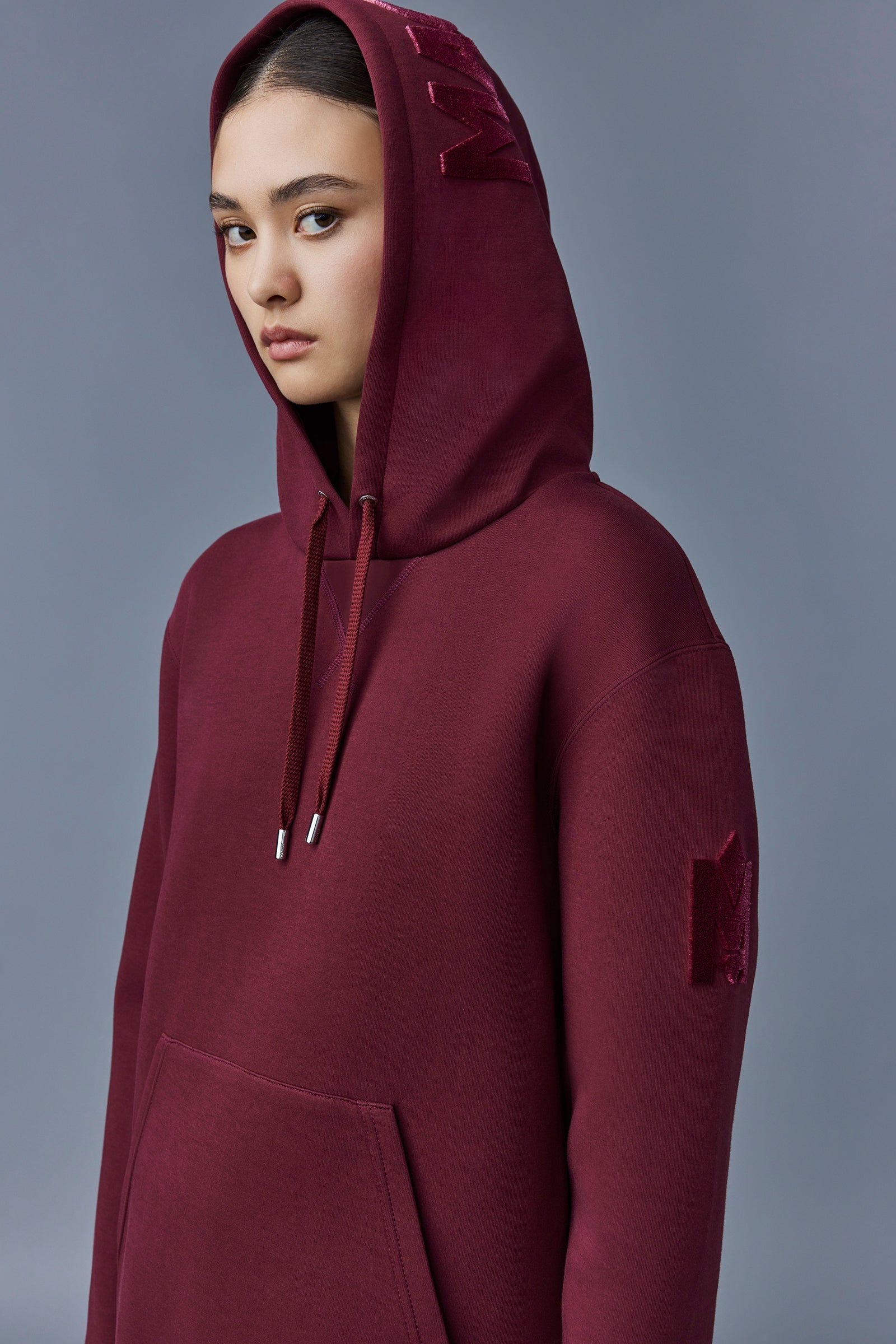 KRYS hoodie with velvet embroidery - 5