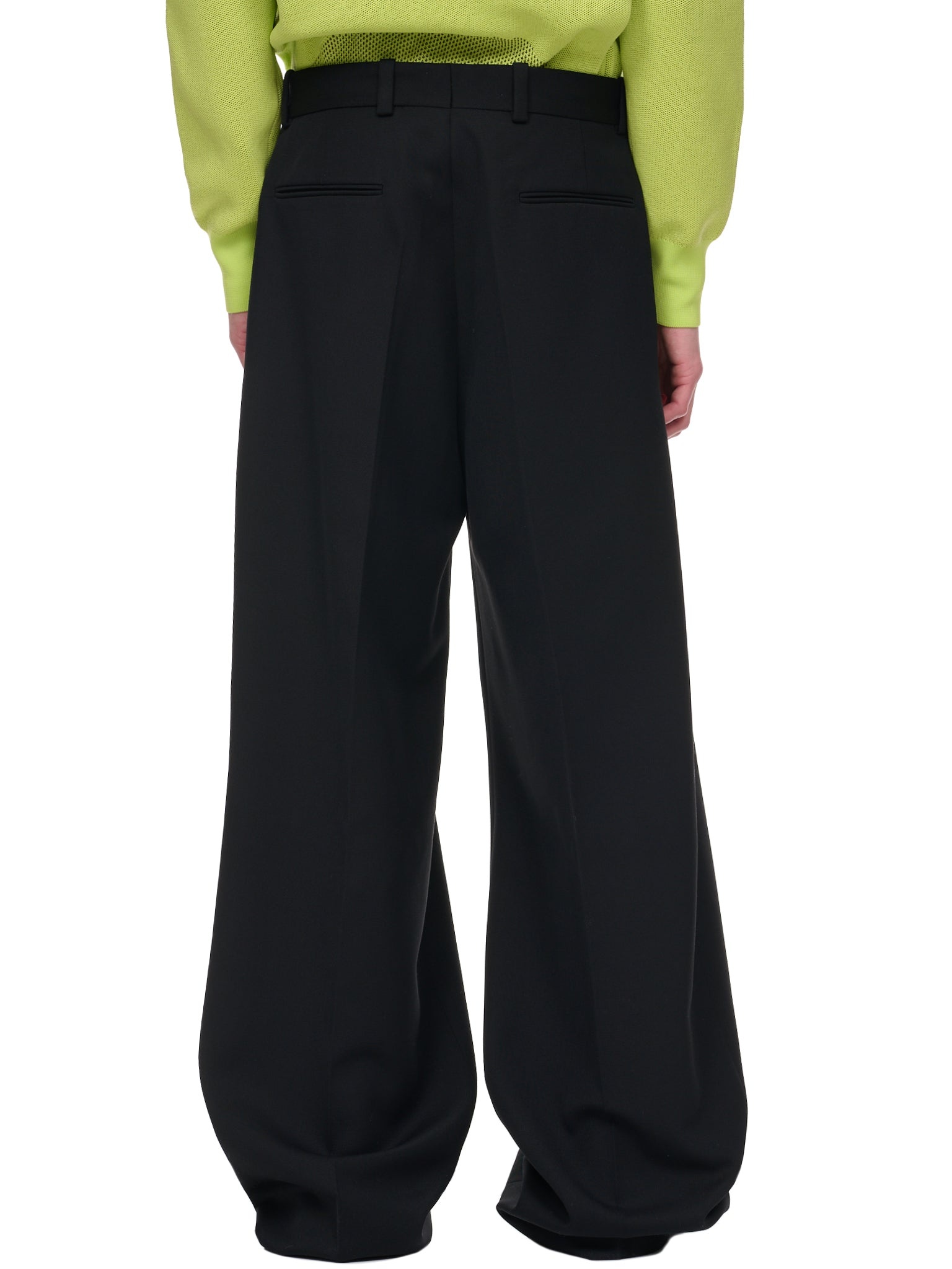 Pleat Wide Classic Trousers - 3