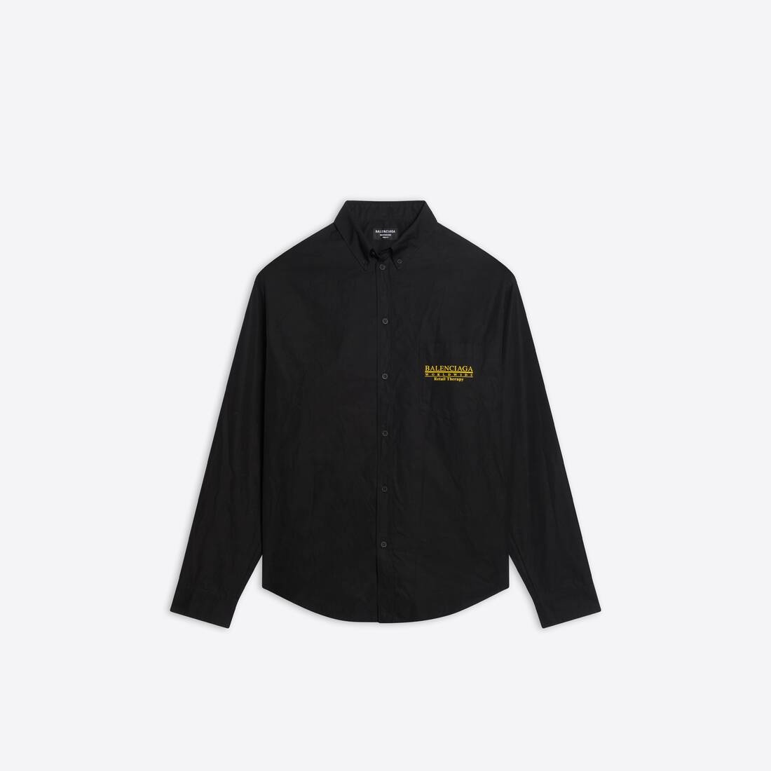 Men's Retail Therapy Large Fit Shirt  in Black - 4