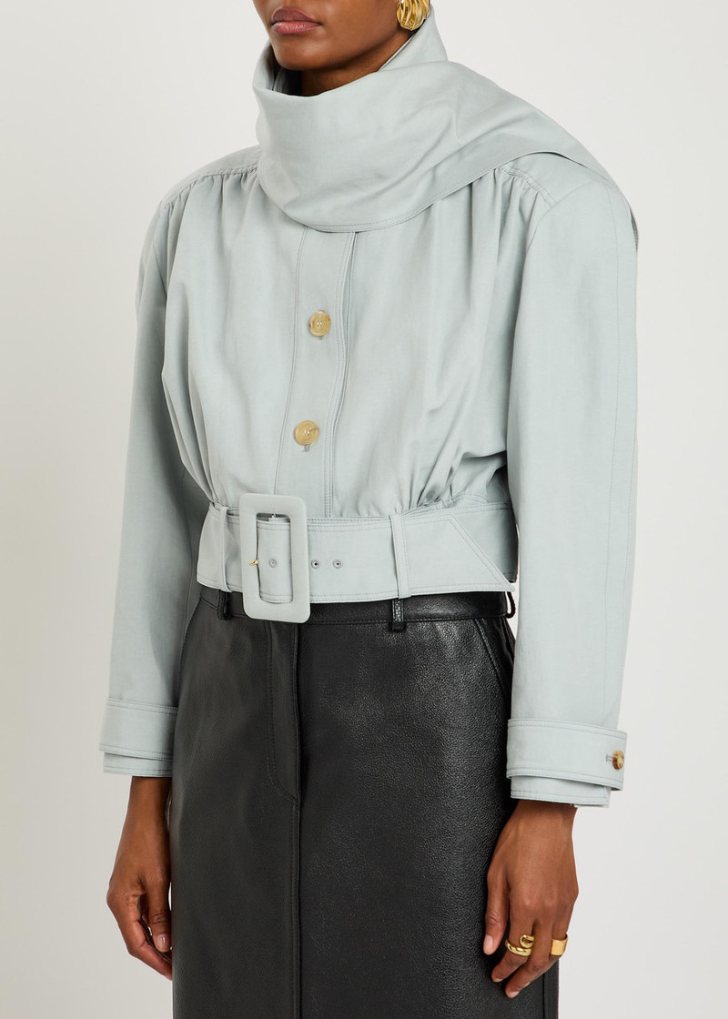 Sunspel Sunspel Scarf-effect Linen and Cotton-blend Jacket outlook