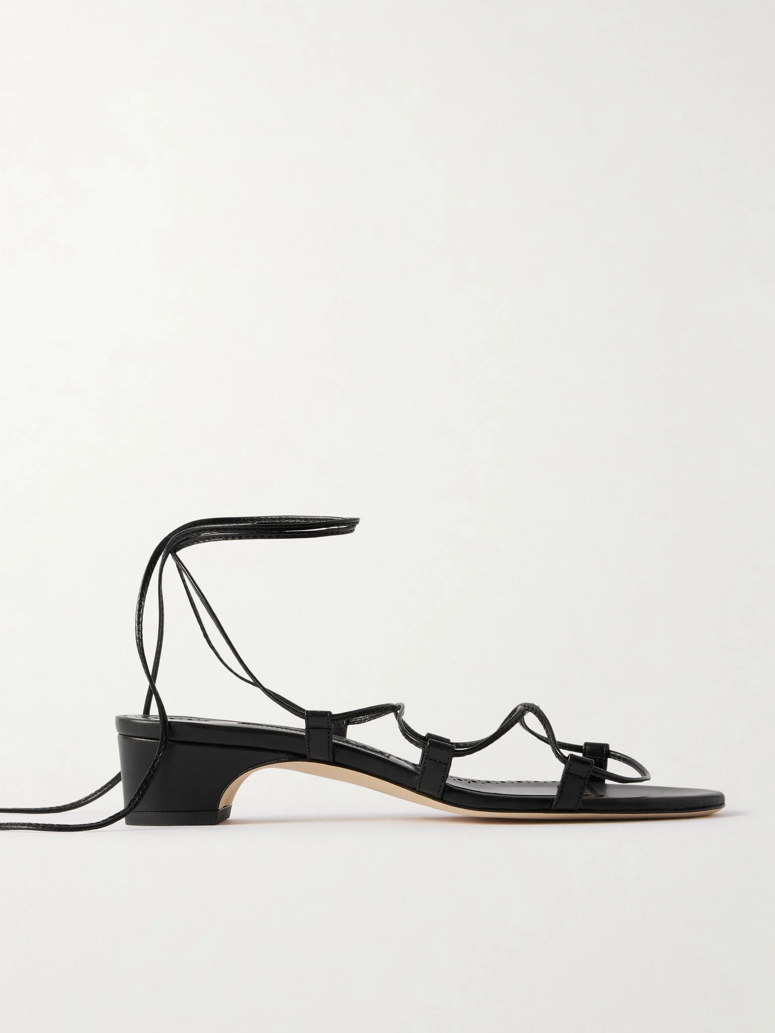 Dellasan 30 leather sandals Black - 1
