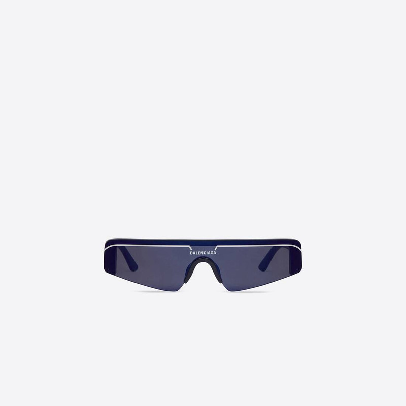 Ski Rectangle Sunglasses in Dark Blue 1