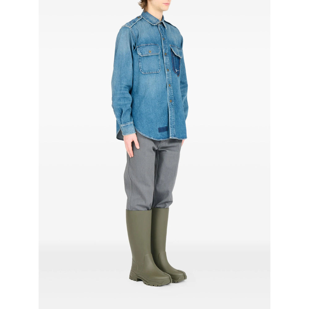 Maison Margiela Blue Shirts Men - 2