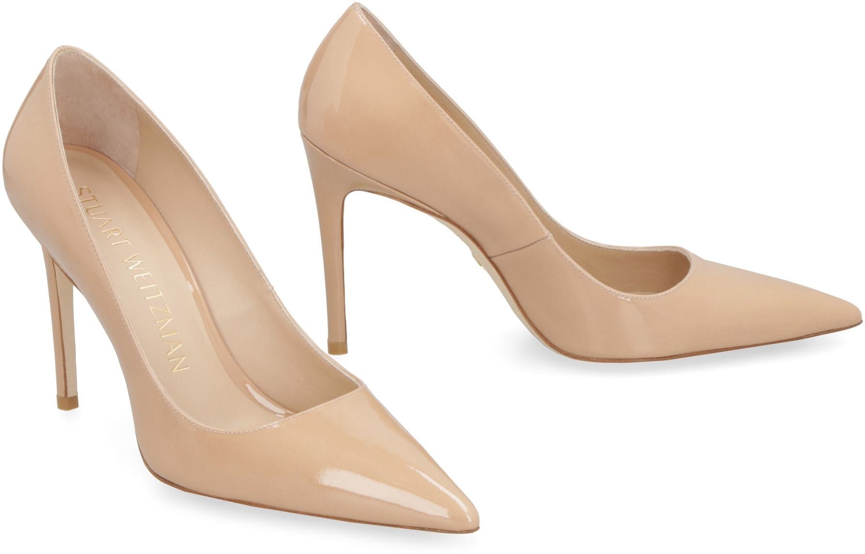 STUART WEITZMAN STUART LEATHER PUMPS - 3