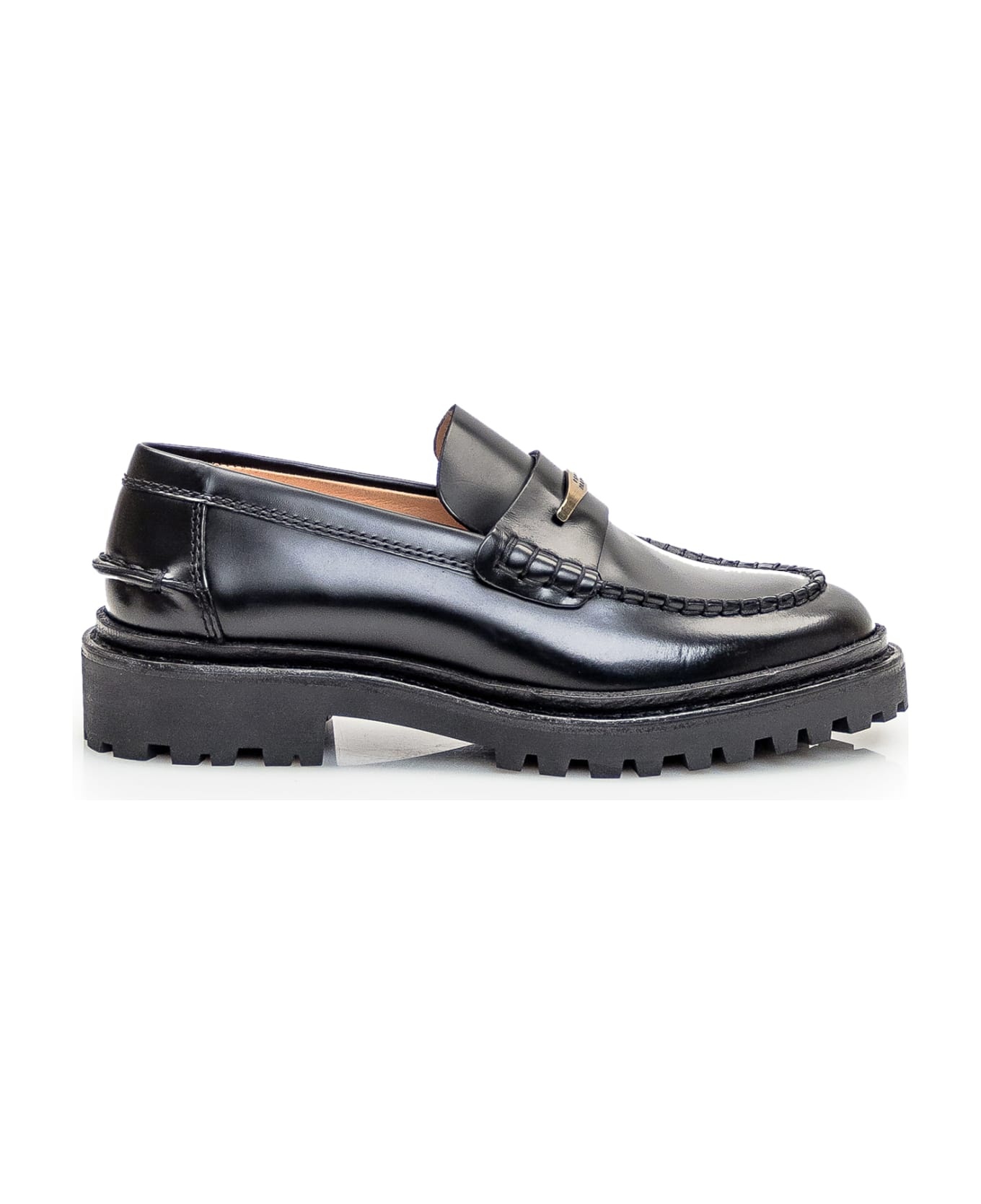 Frezza Loafers In Black Leather - 1