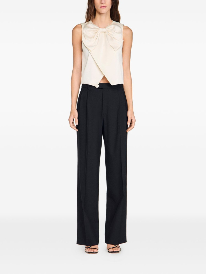 Sandro pleated tailored trousers outlook
