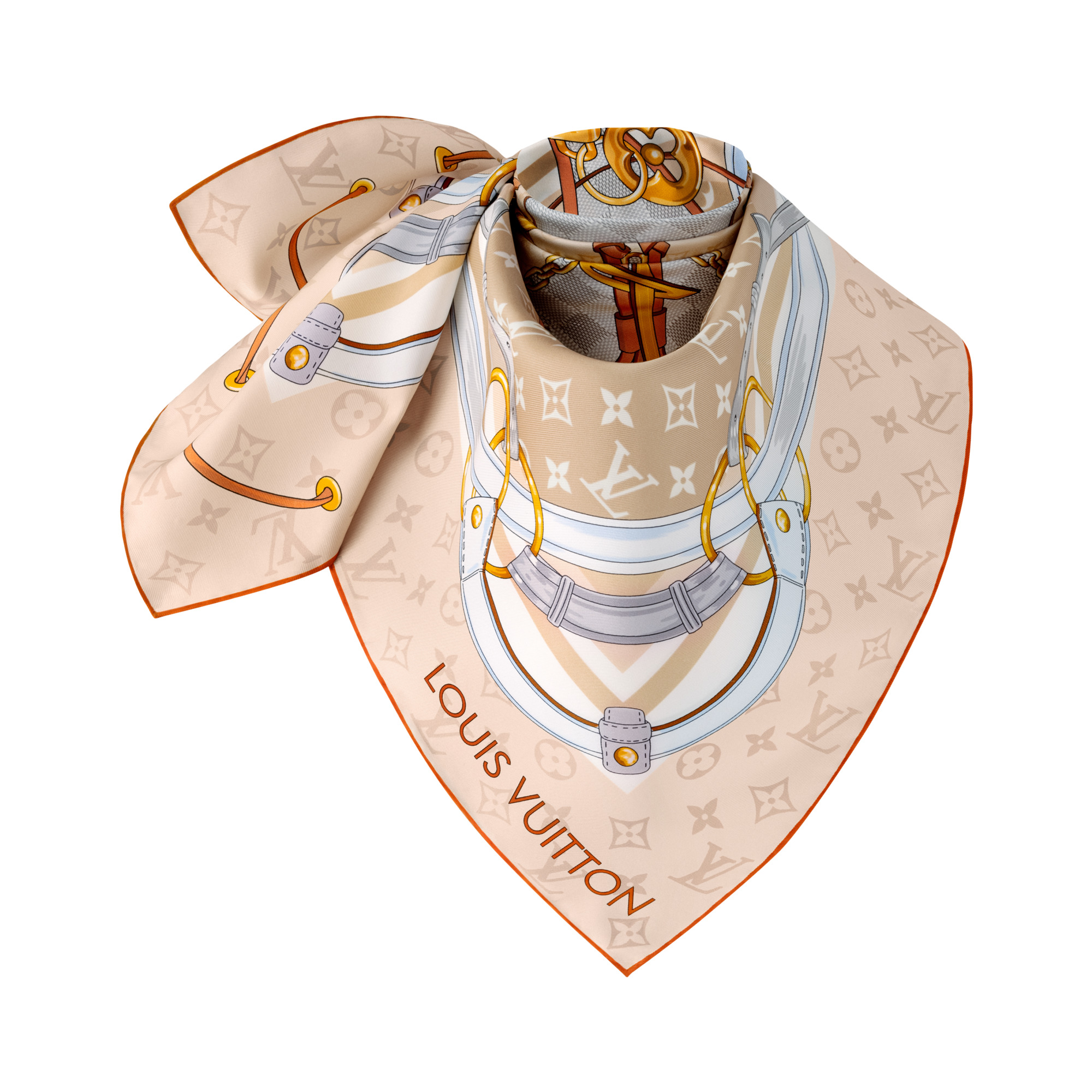 Flower And Straps Square 90 - 2