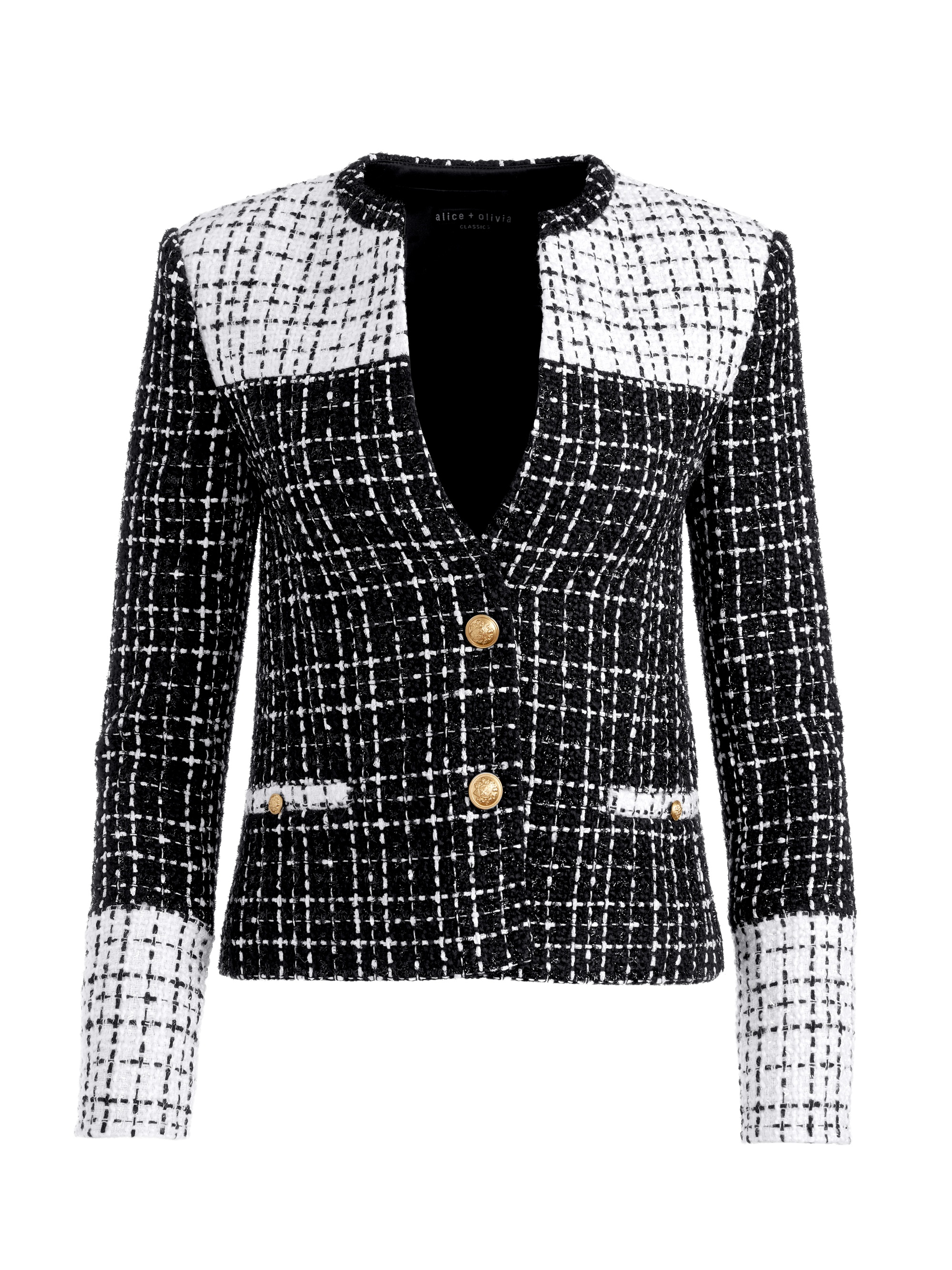 JAYDN COMBINATION TWEED JACKET - 1