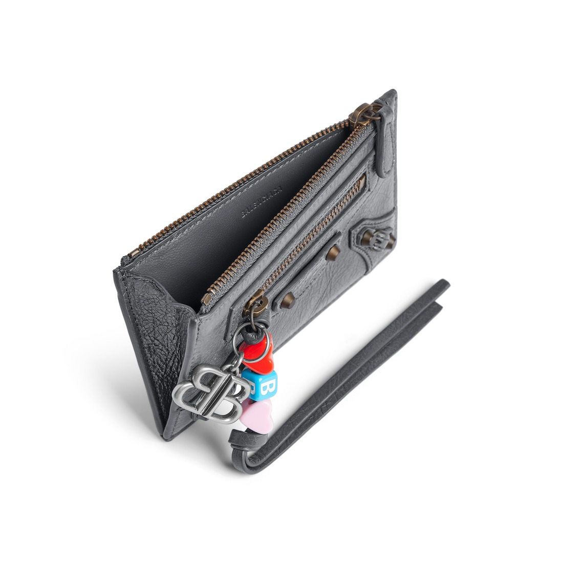 Women's Le City Long Coin And Card Holder in Volcanic Rock - 3