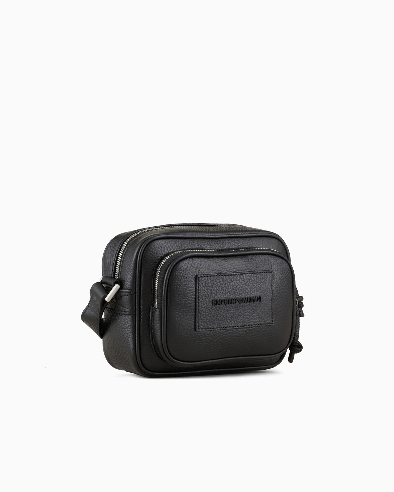 Tumbled-leather camera case with shoulder strap - 2