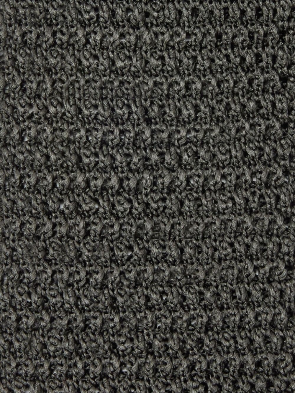 knitted silk tie - 2