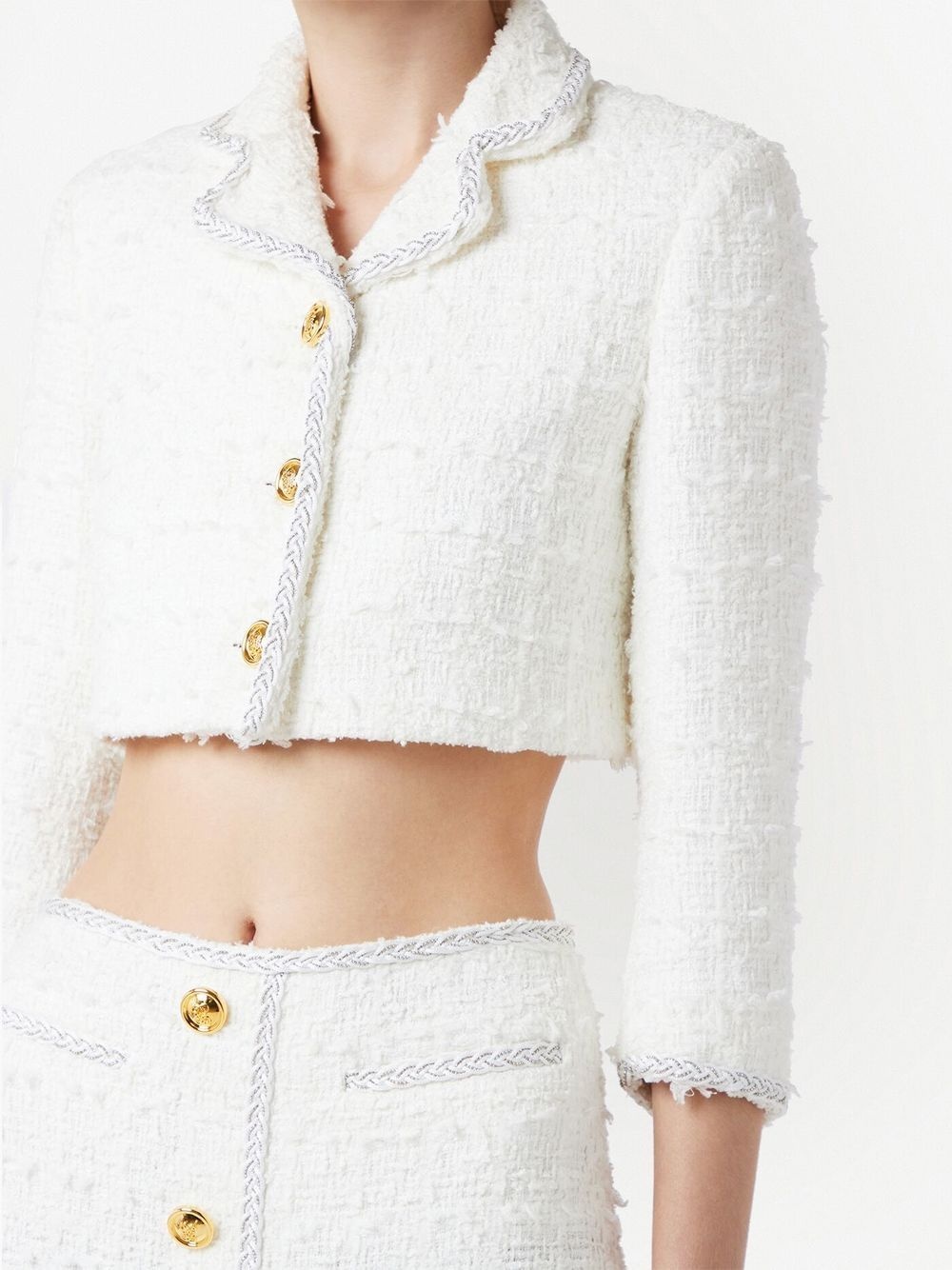 cropped tweed jacket - 5