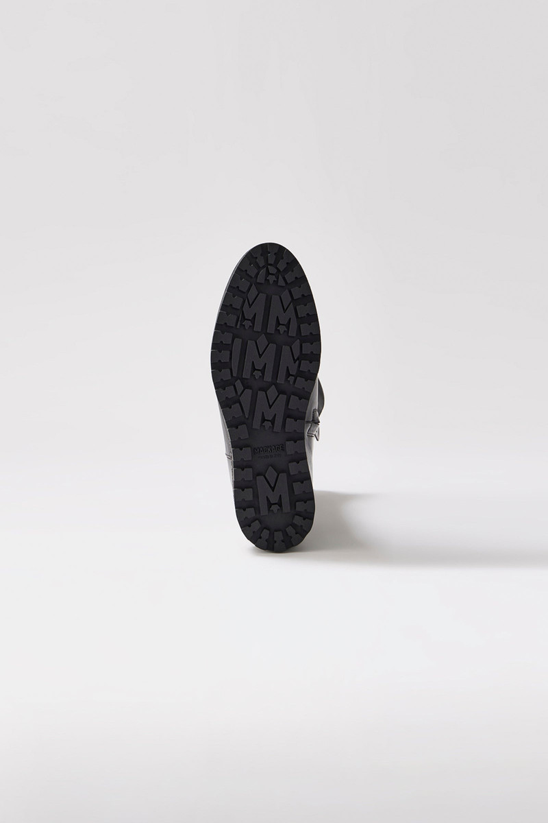 NOBLE shearling-lined wedge (R) Leather boot for women 5