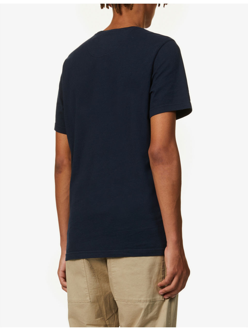 Basic branded cotton-jersey T-shirt - 4