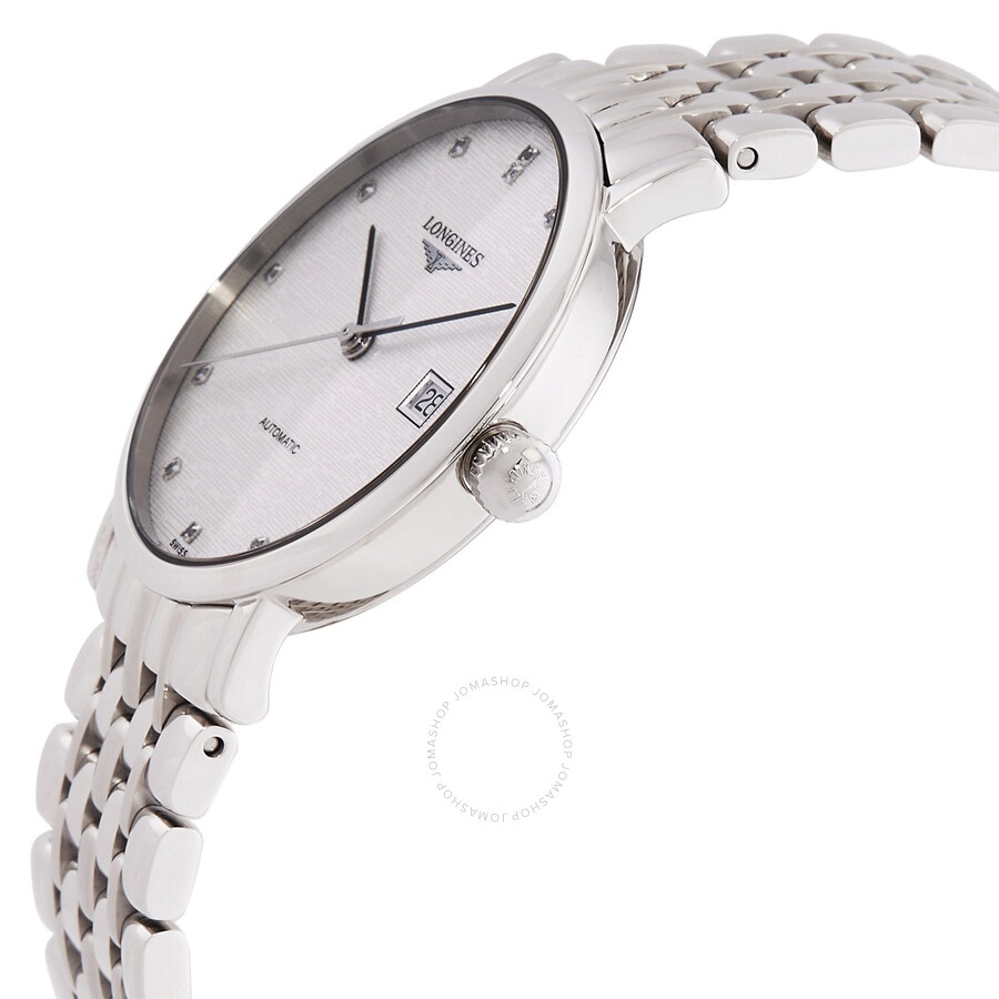 Longines Elegant Automatic Diamond Men's Watch L4.810.4.77.6 - 2