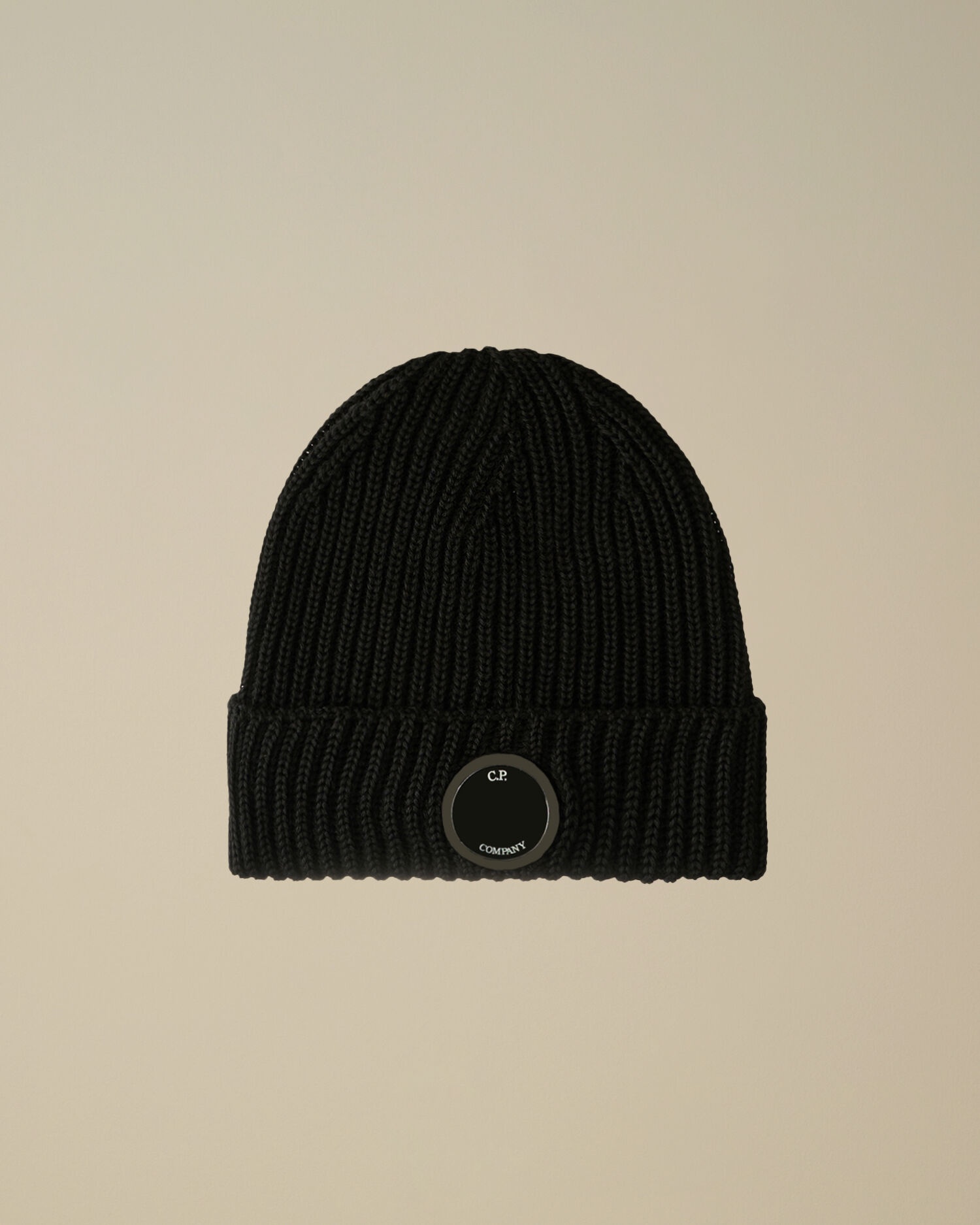 C.P. Company Extra Fine Merino Wool Lens Beanie REVERSIBLE