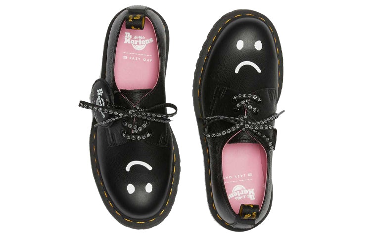 (WMNS) Dr. Martens Lazy Oaf x 1461 Bex Low 'Black Pisa' 27517001 - 5