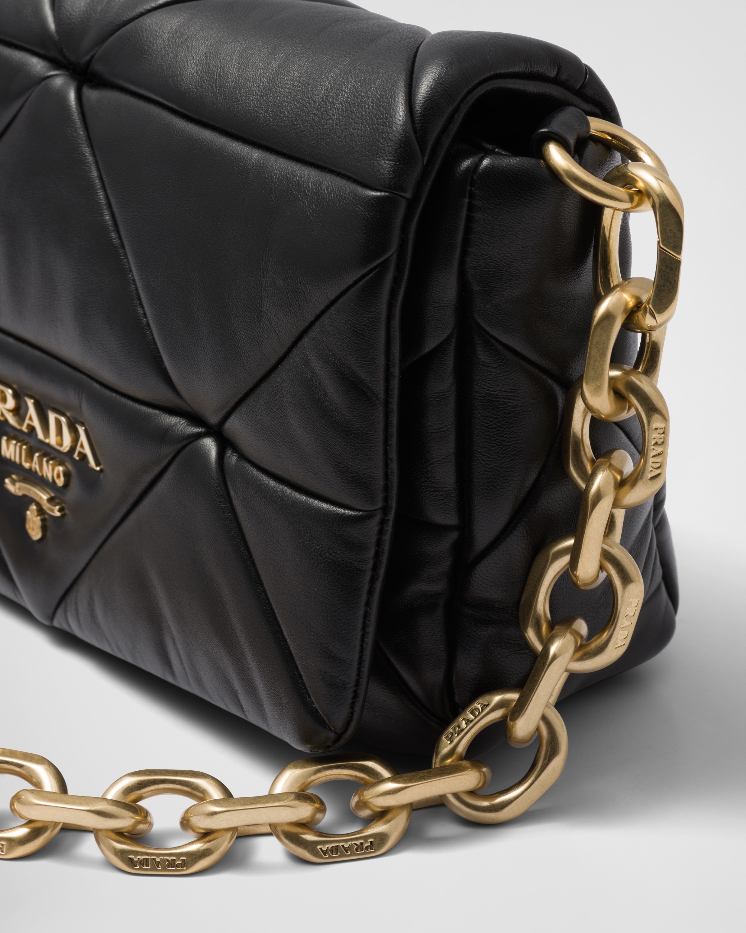 Prada System nappa patchwork shoulder bag - 6