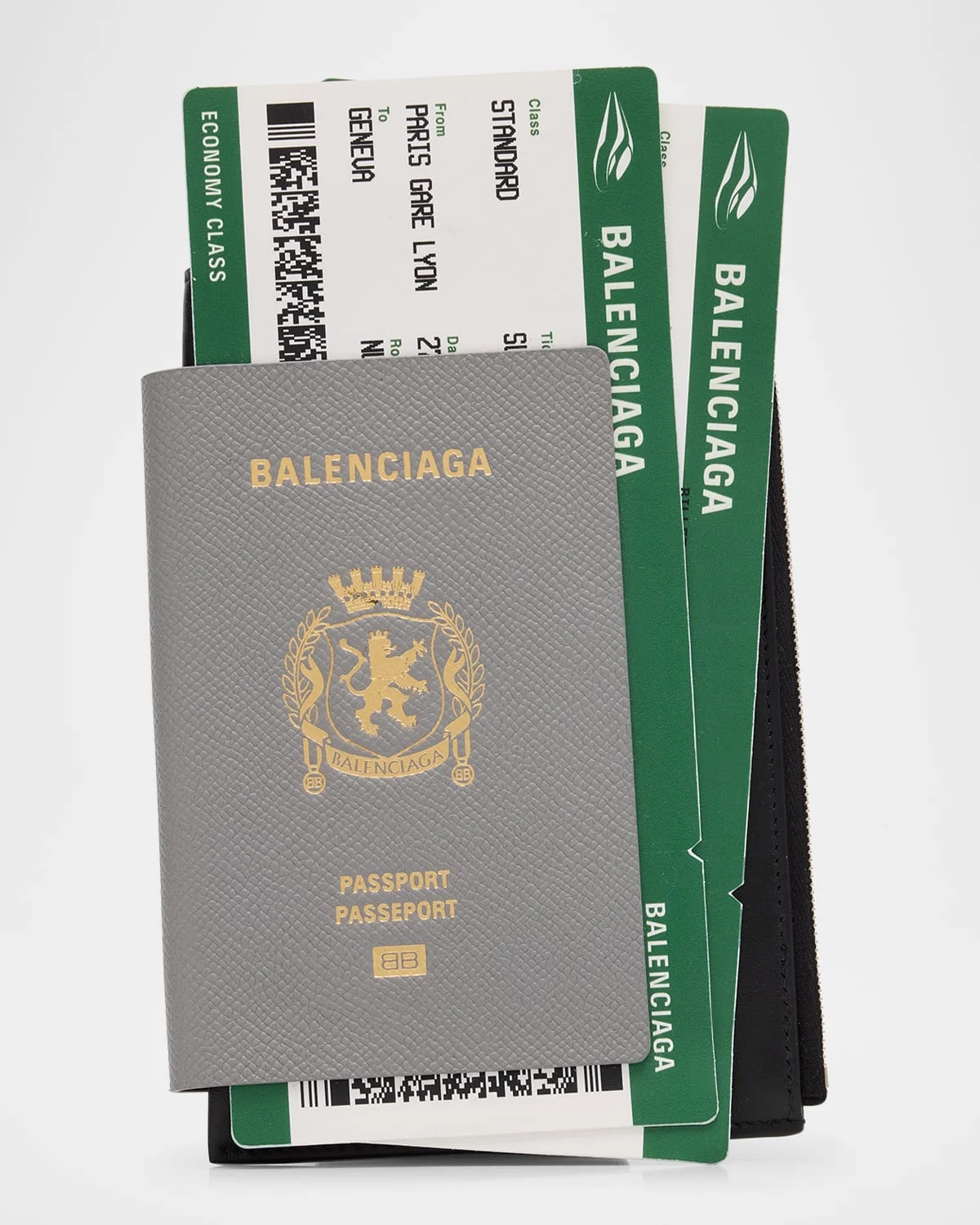 Men's Calfskin Passport Phone Holder - 1