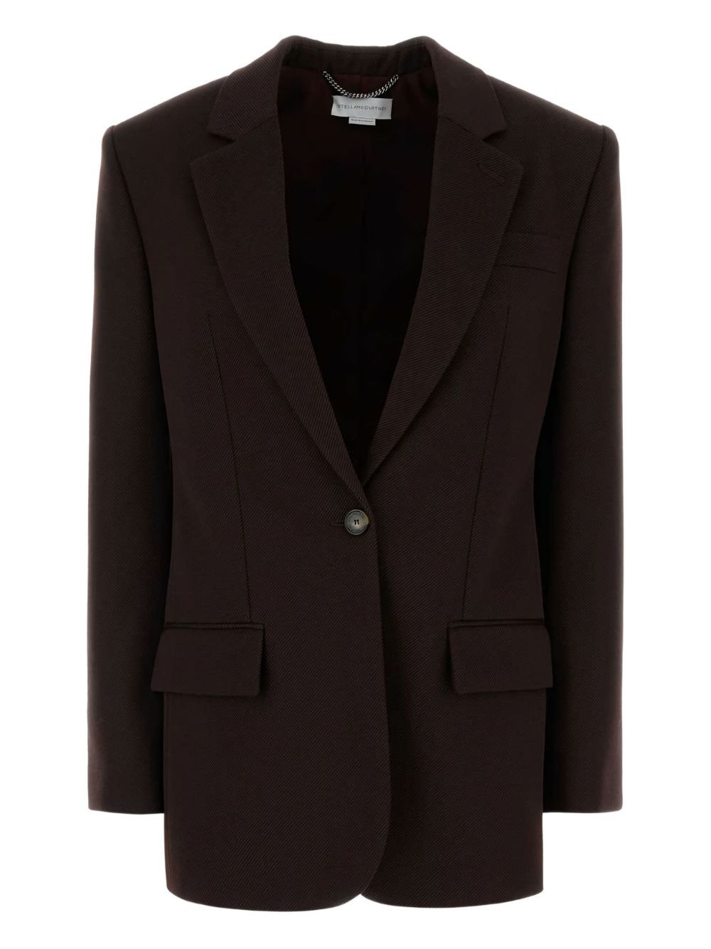 buttoned wool blazer - 1