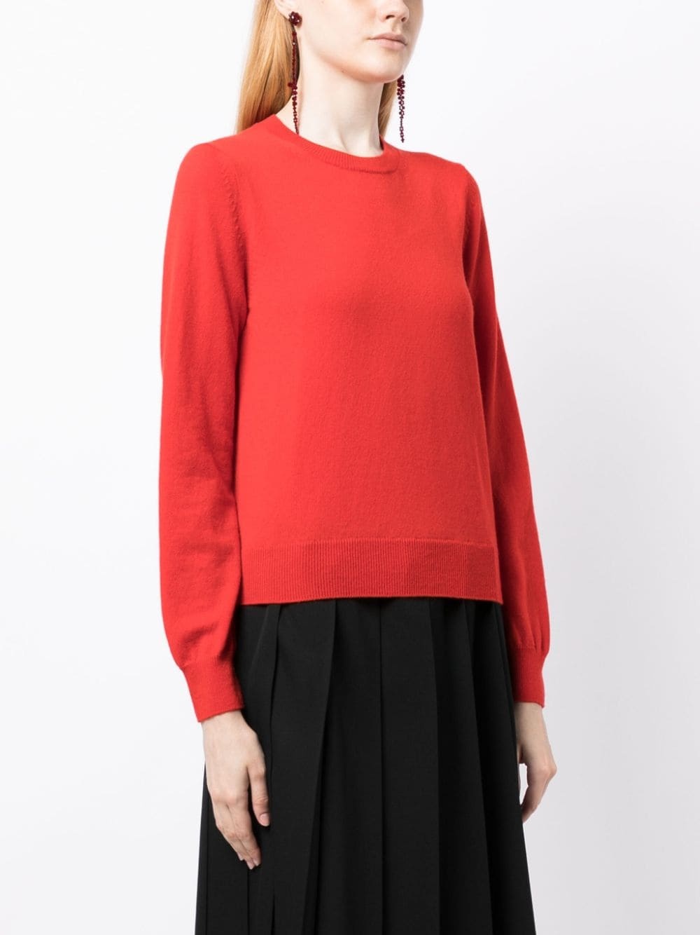 round-neck cashmere jumper - 3