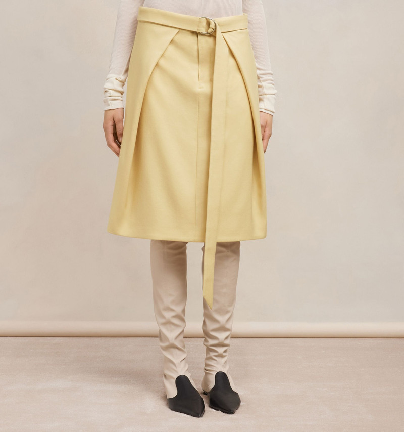 A Line Skirt With Floating Panels 6