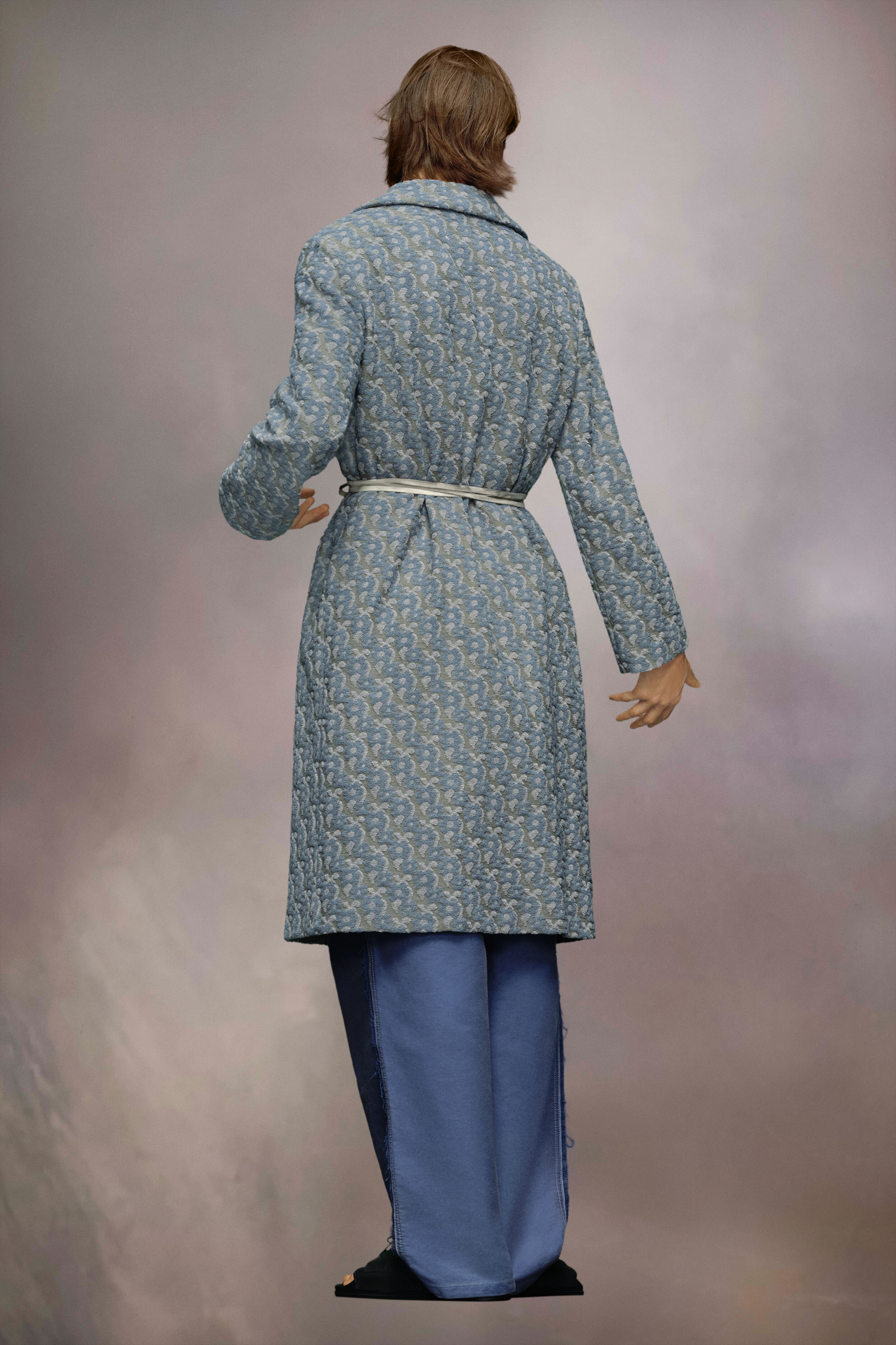 Knitted jacquard coat - 6