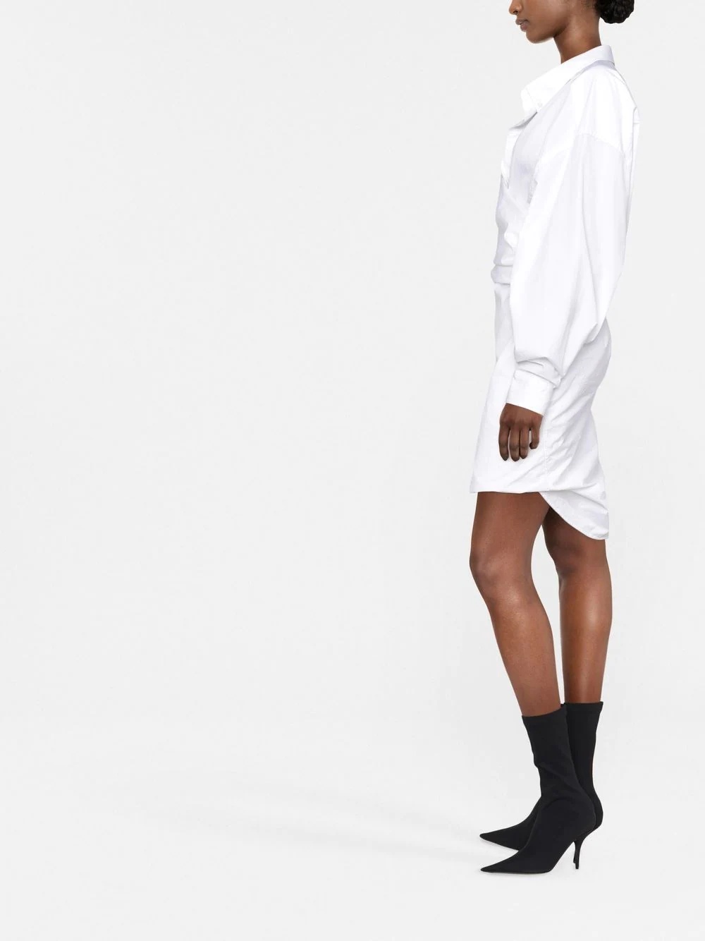 wrap shirt dress - 3