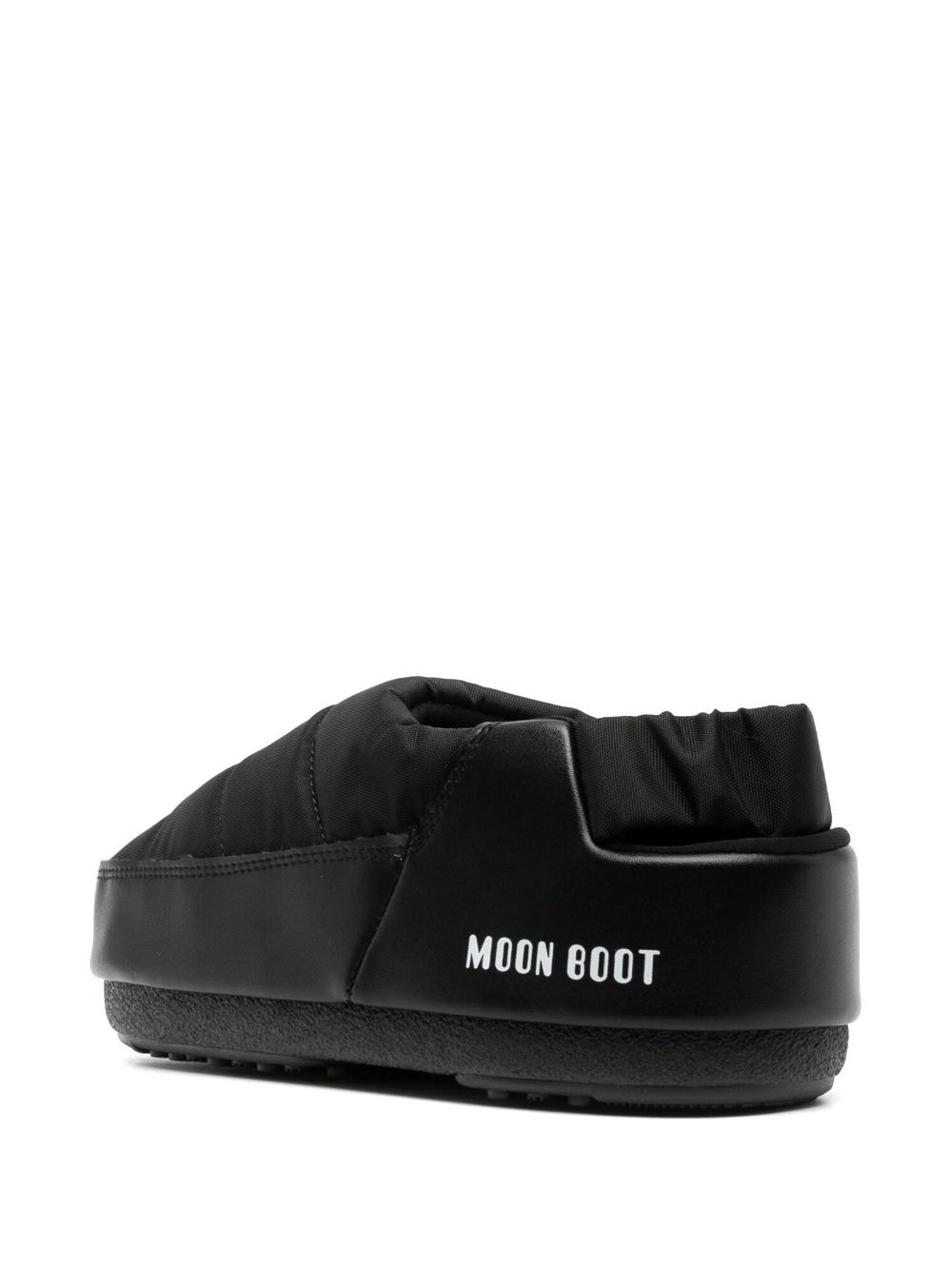 elasticated band padded slippers - 3
