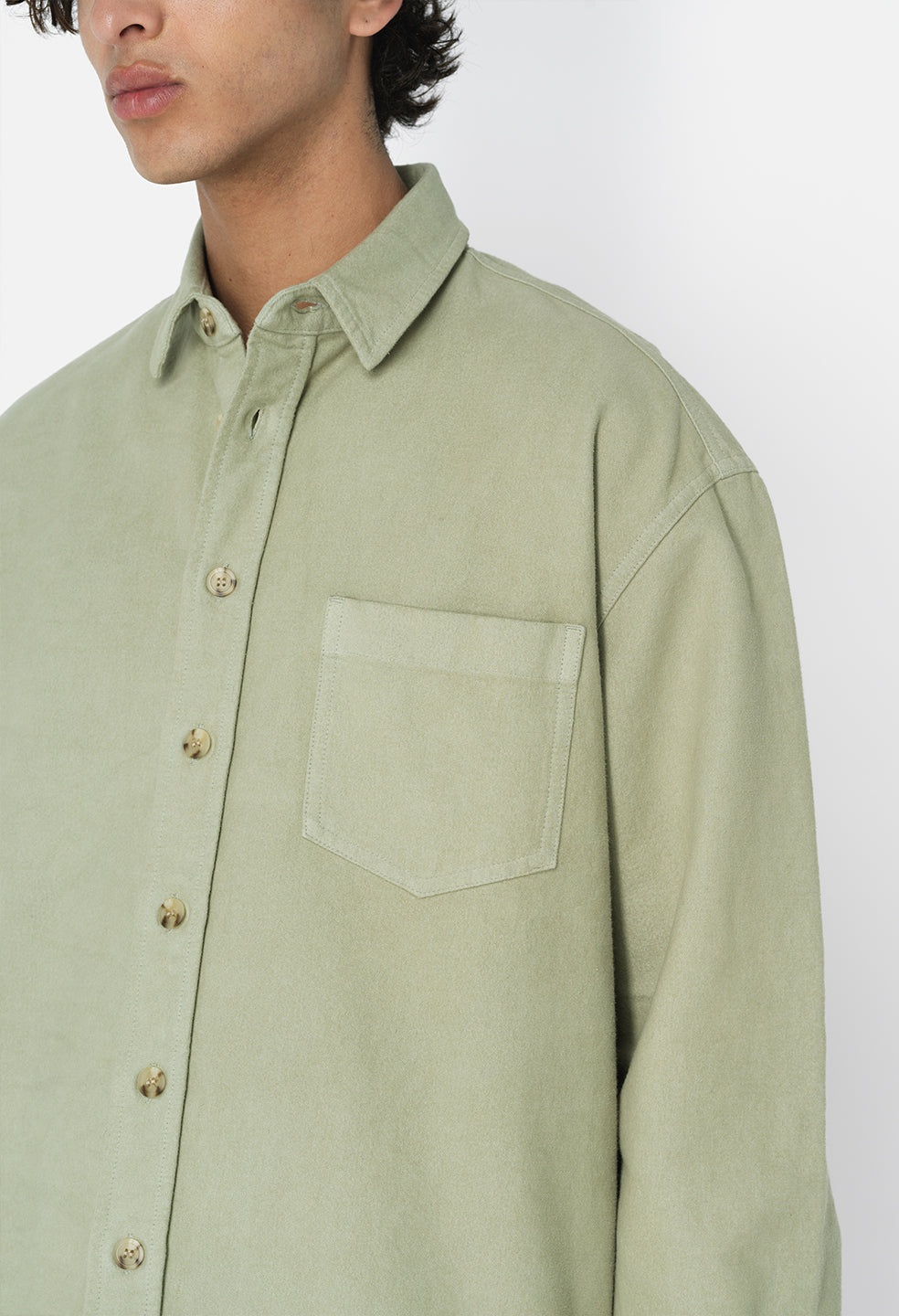 SOLID HEMI OVERSIZED SHIRT - 7