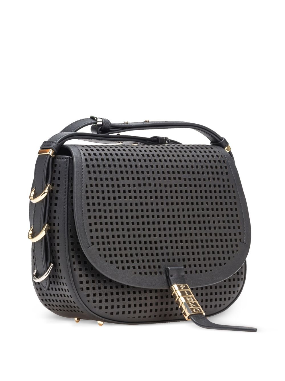 logo-buckle shoulder bag - 2