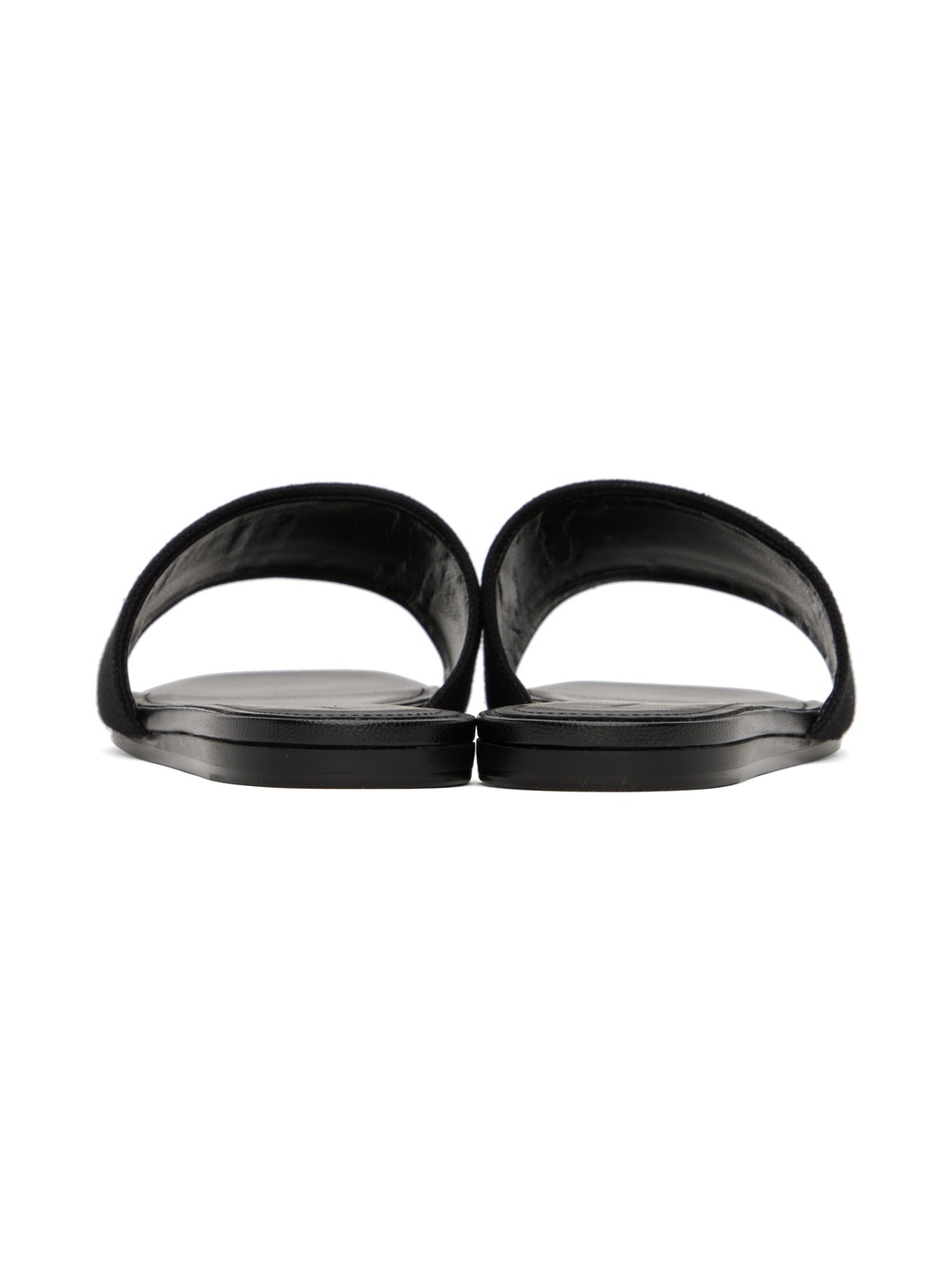 Black 4G Flat Sandals - 2