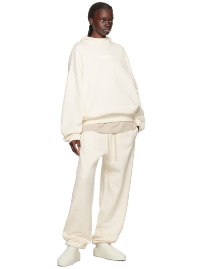 ESSENTIALS Off-White Bonded Hoodie outlook