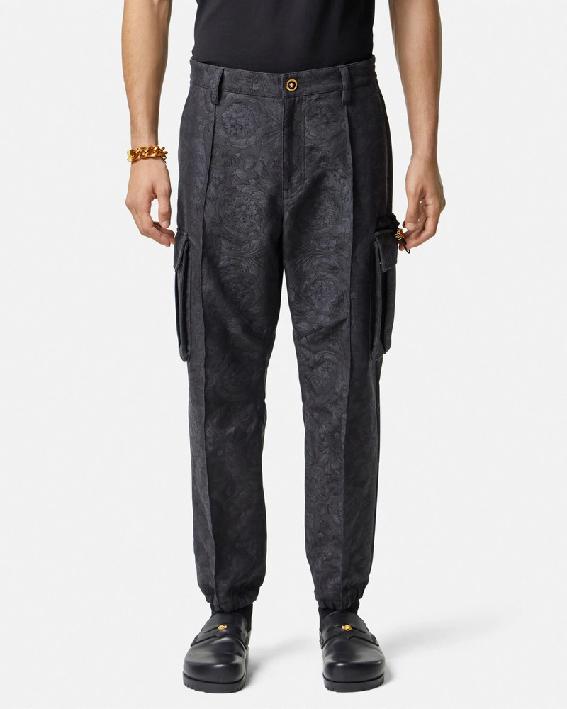 Barocco Jacquard Cargo Pants 4