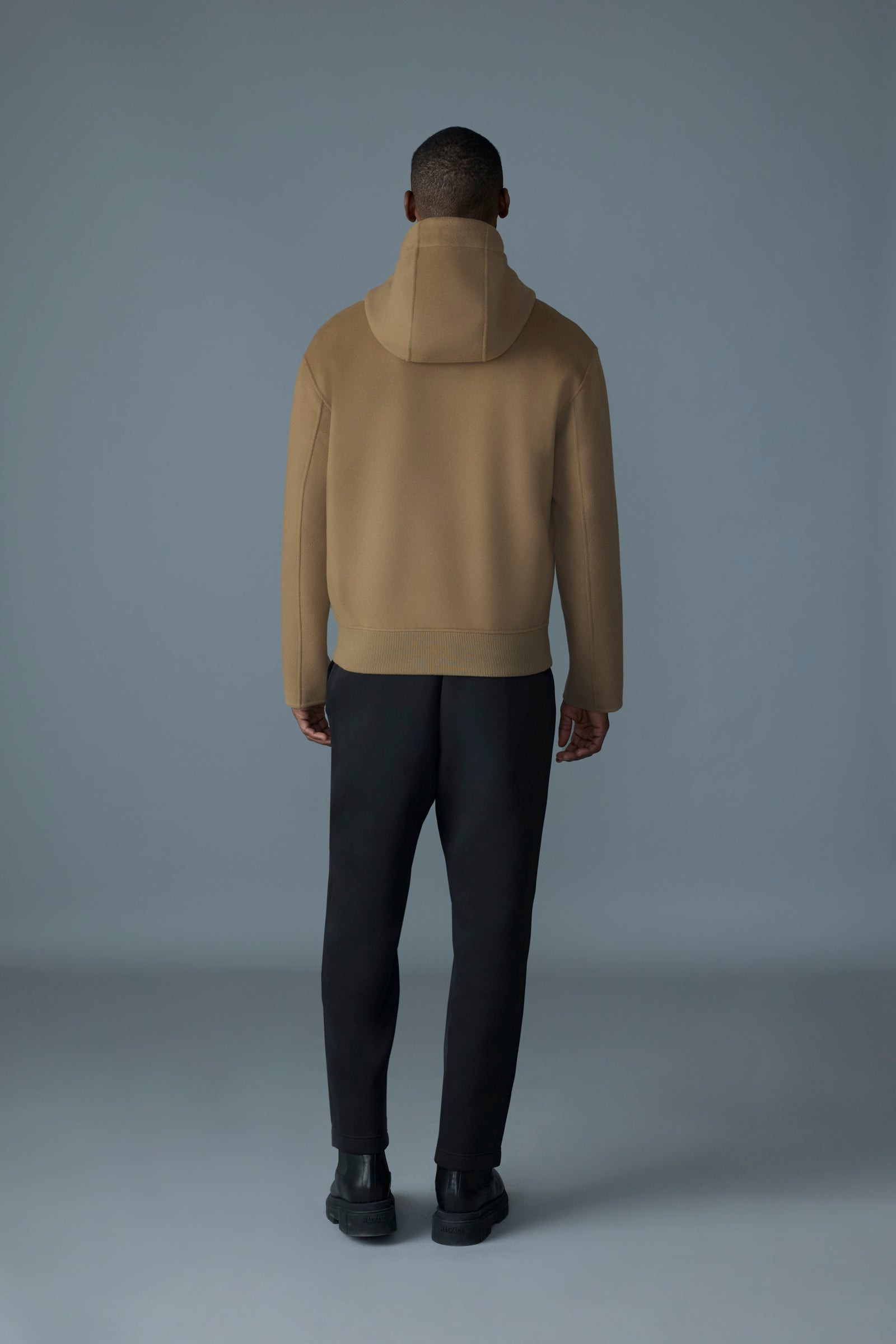 MALIK Double-Face Wool Hooded Jacket - 6