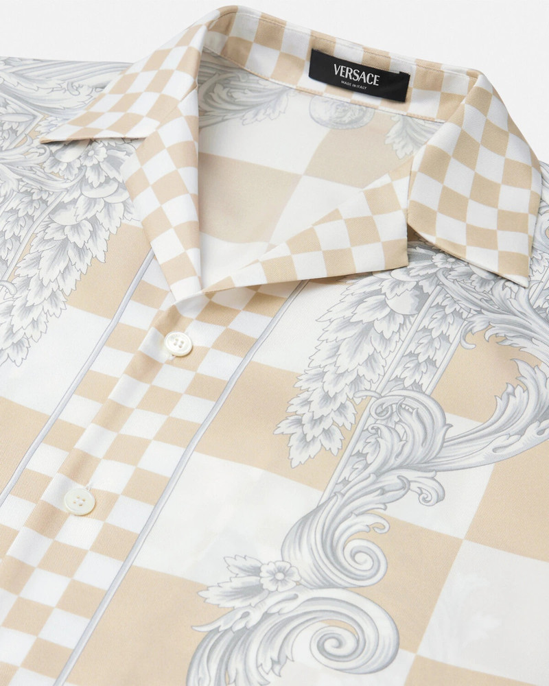 Medusa Contrasto Silk Shirt 4