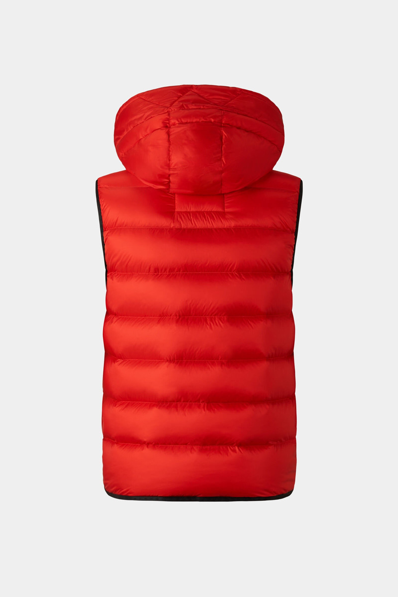 BOGNER Holger Down vest in Red outlook