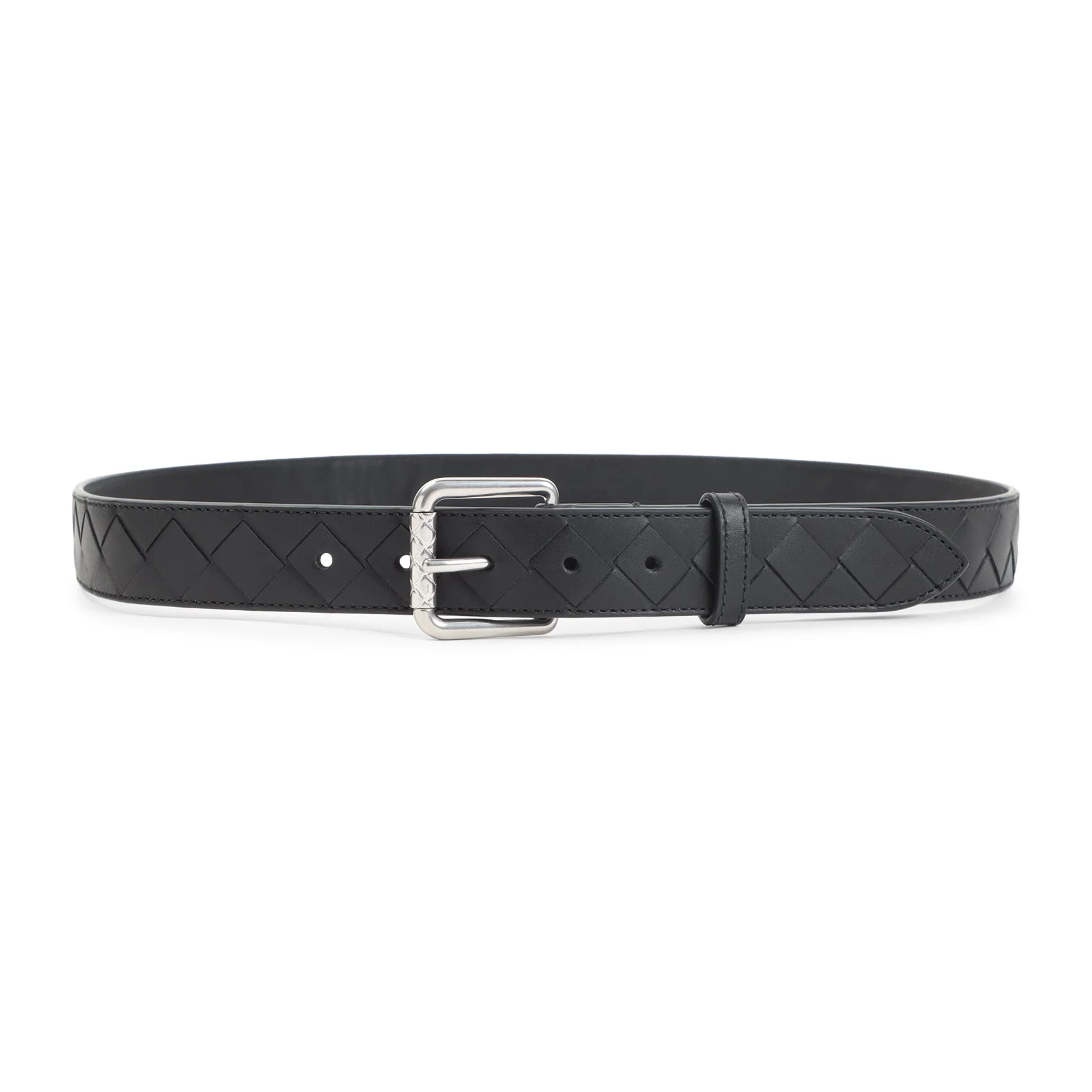 Bottega Veneta Intrecciato Leather Belt Men - 1