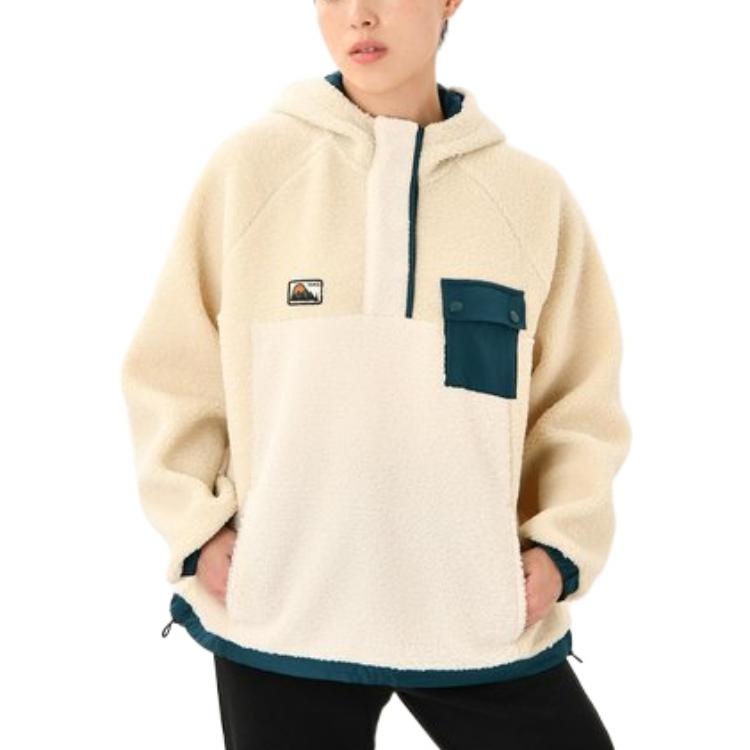 (WMNS) Vans AP CITW RPF PO Hoodie 'Beige' VN0A7YGX2N1 - 3