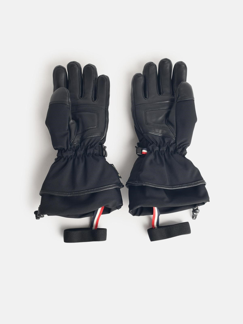 Moncler Grenoble BLACK POLYAMIDE BLEND PADDED GLOVES outlook