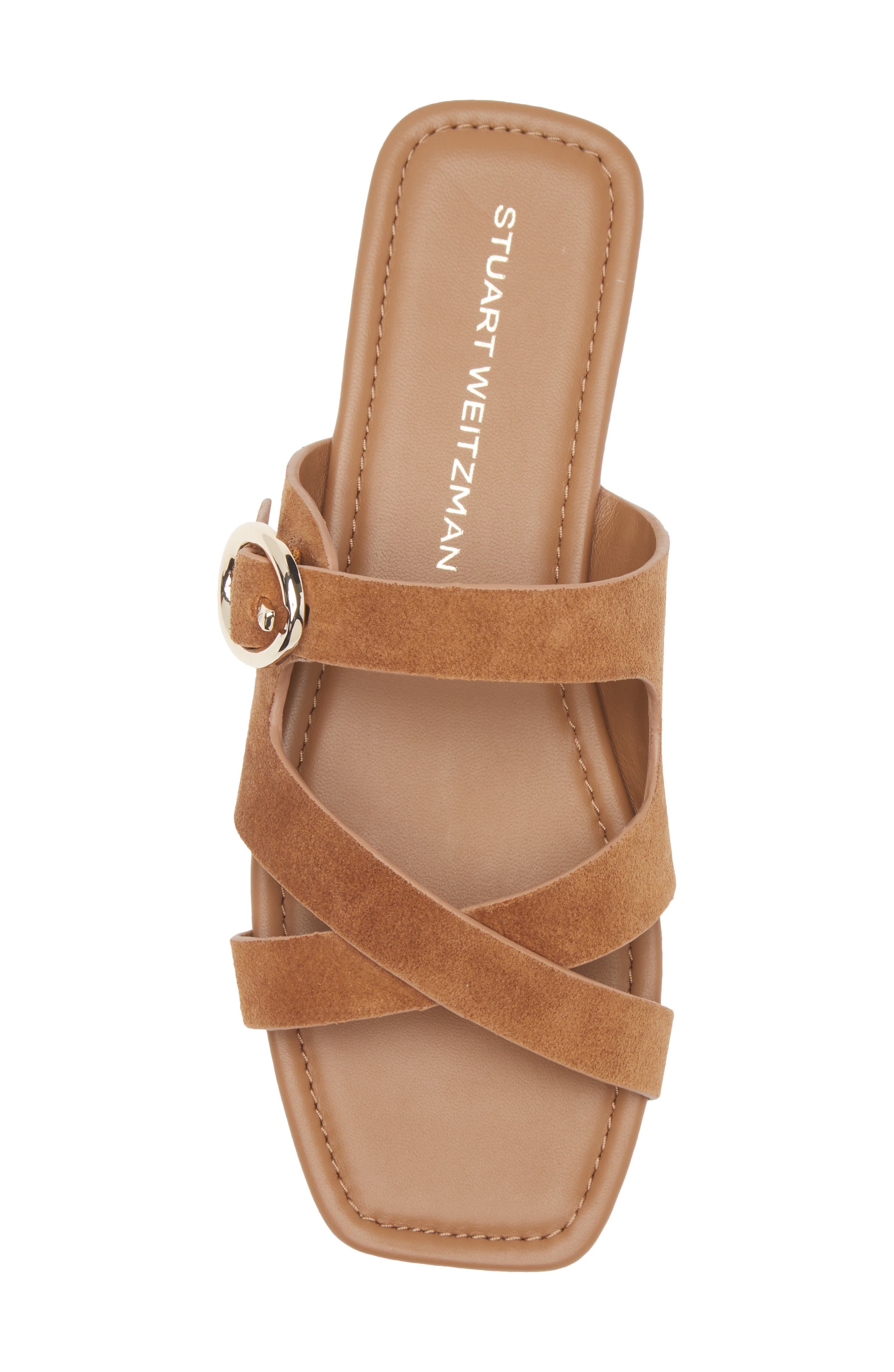 Stuart Weitzman Villa Slide Sandal in Doe at Nordstrom - 5