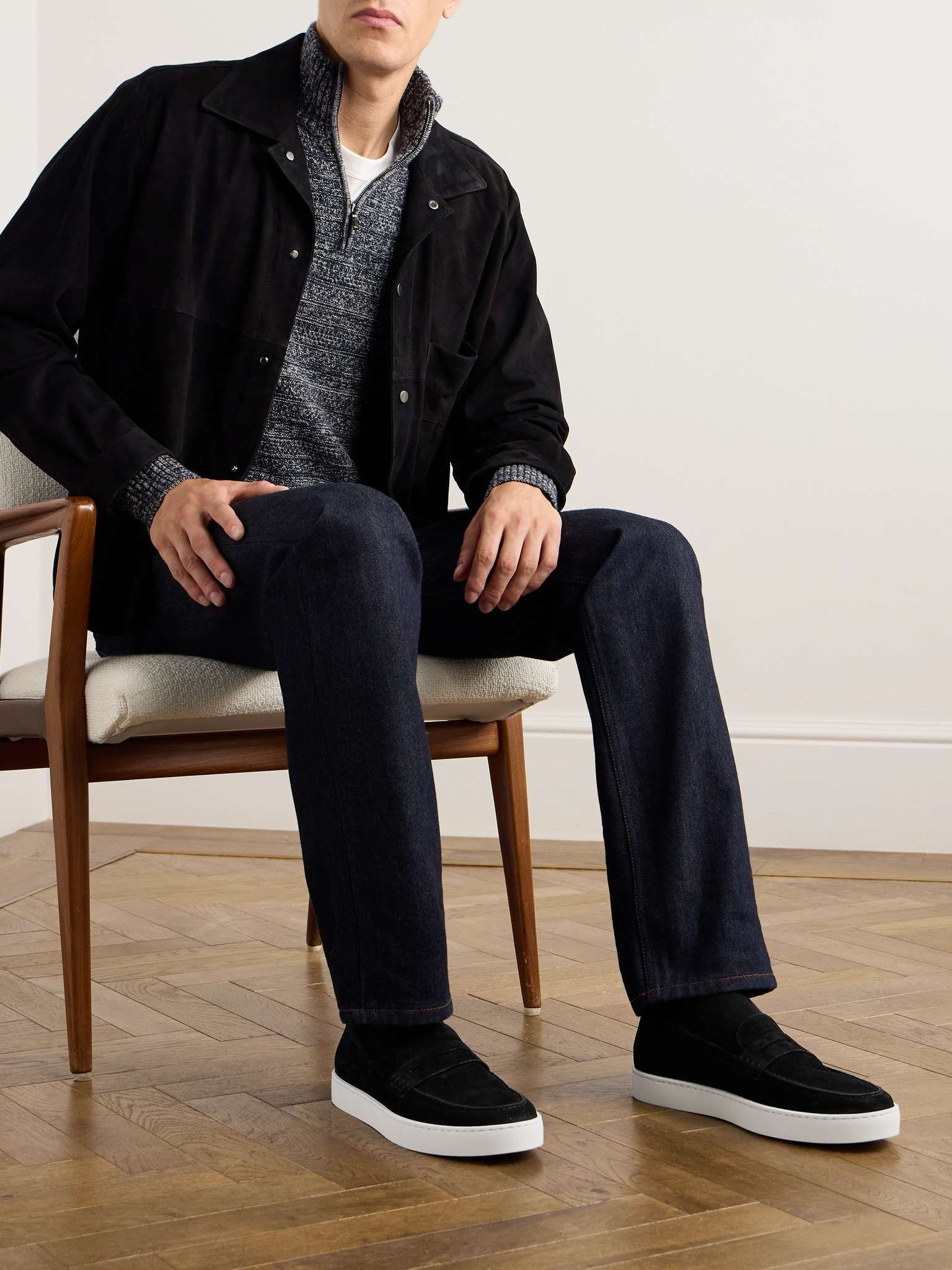 Ellis Suede Penny Loafers - 2