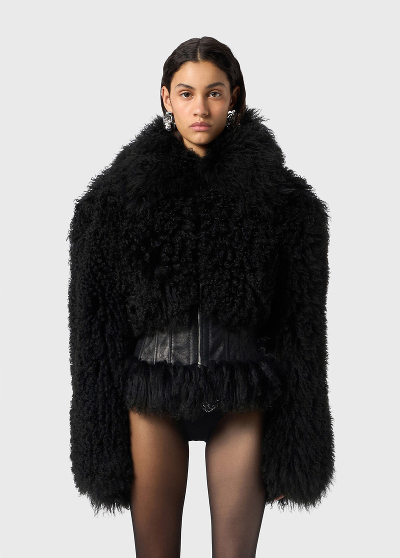 Blumarine SHEARLING BOMBER outlook