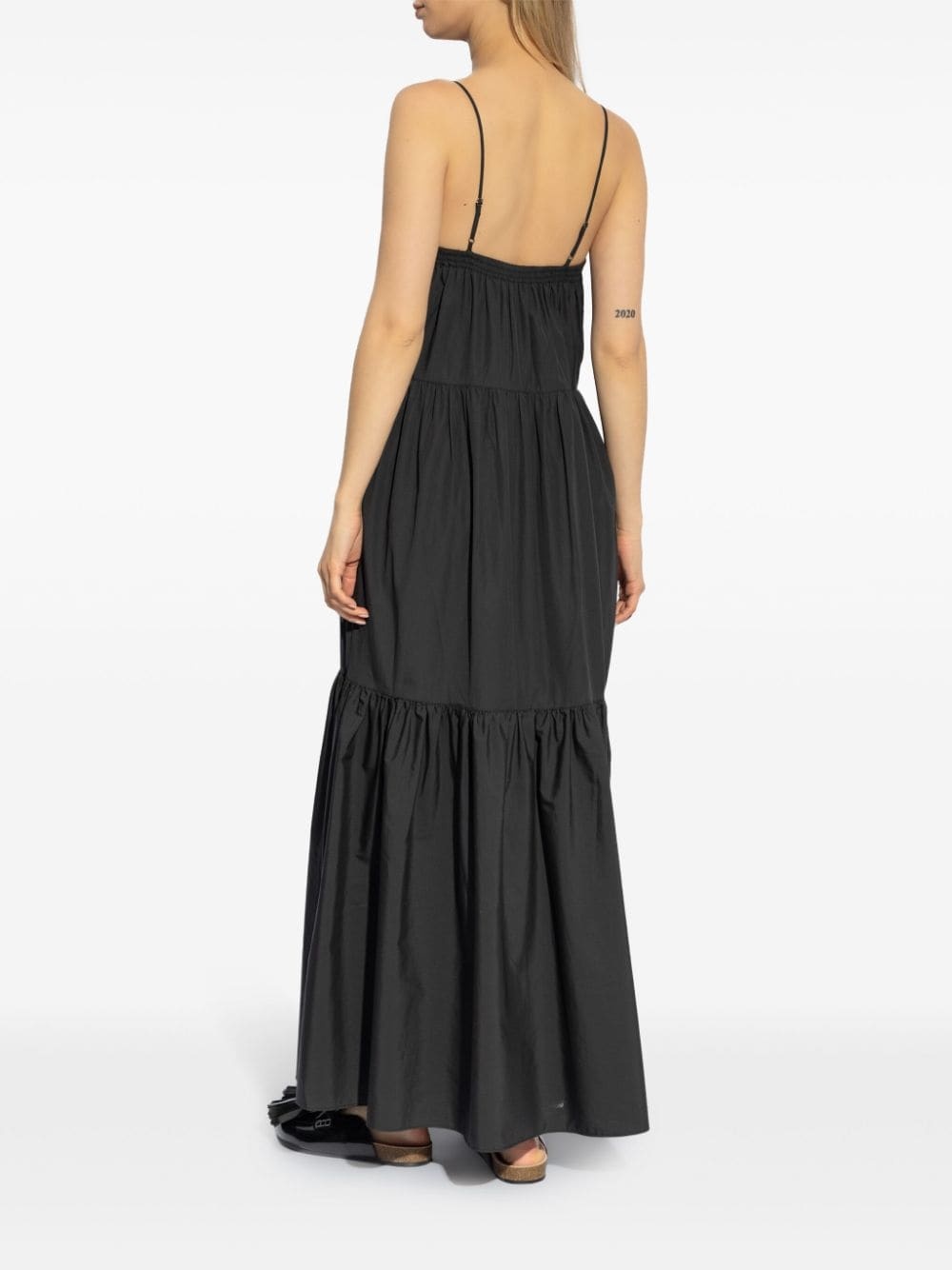 Saige poplin-texture cotton dress - 4