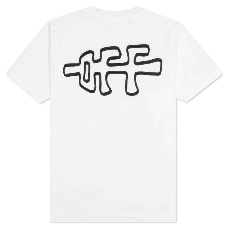 Off-White ROCKS TYPE SLIM S/S TEE - WHITE/BLACK outlook