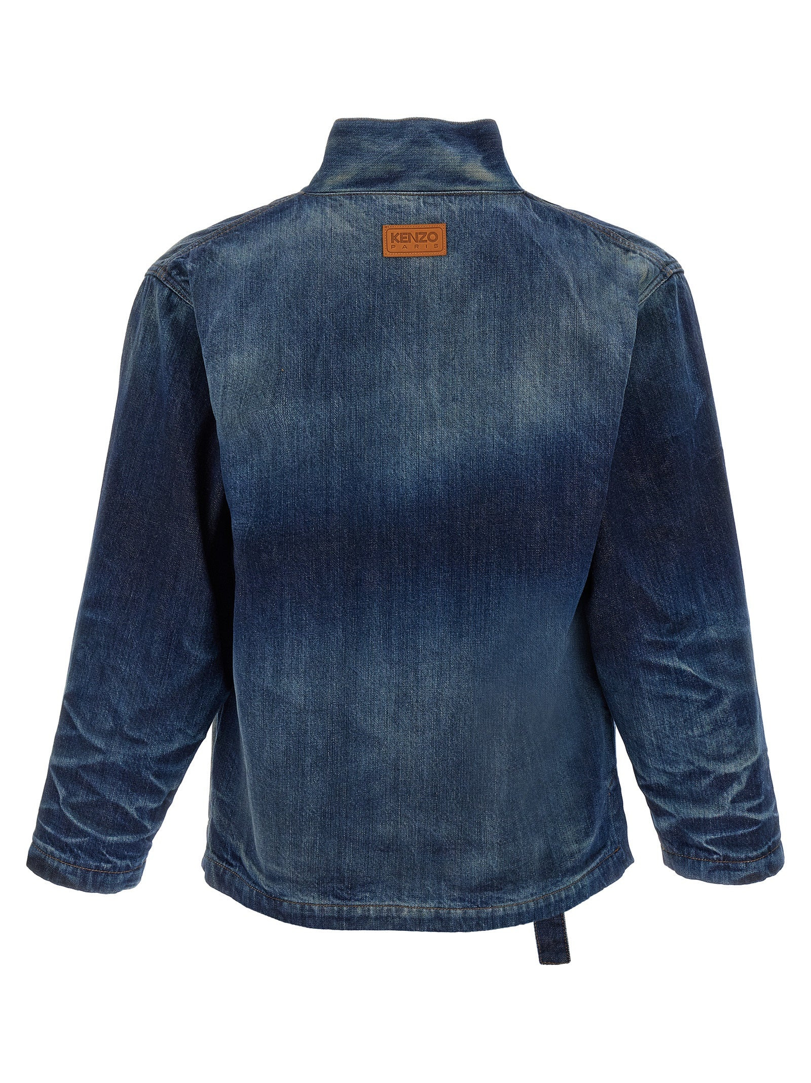 Kimono Jacket Puffer Jackets Blue - 2